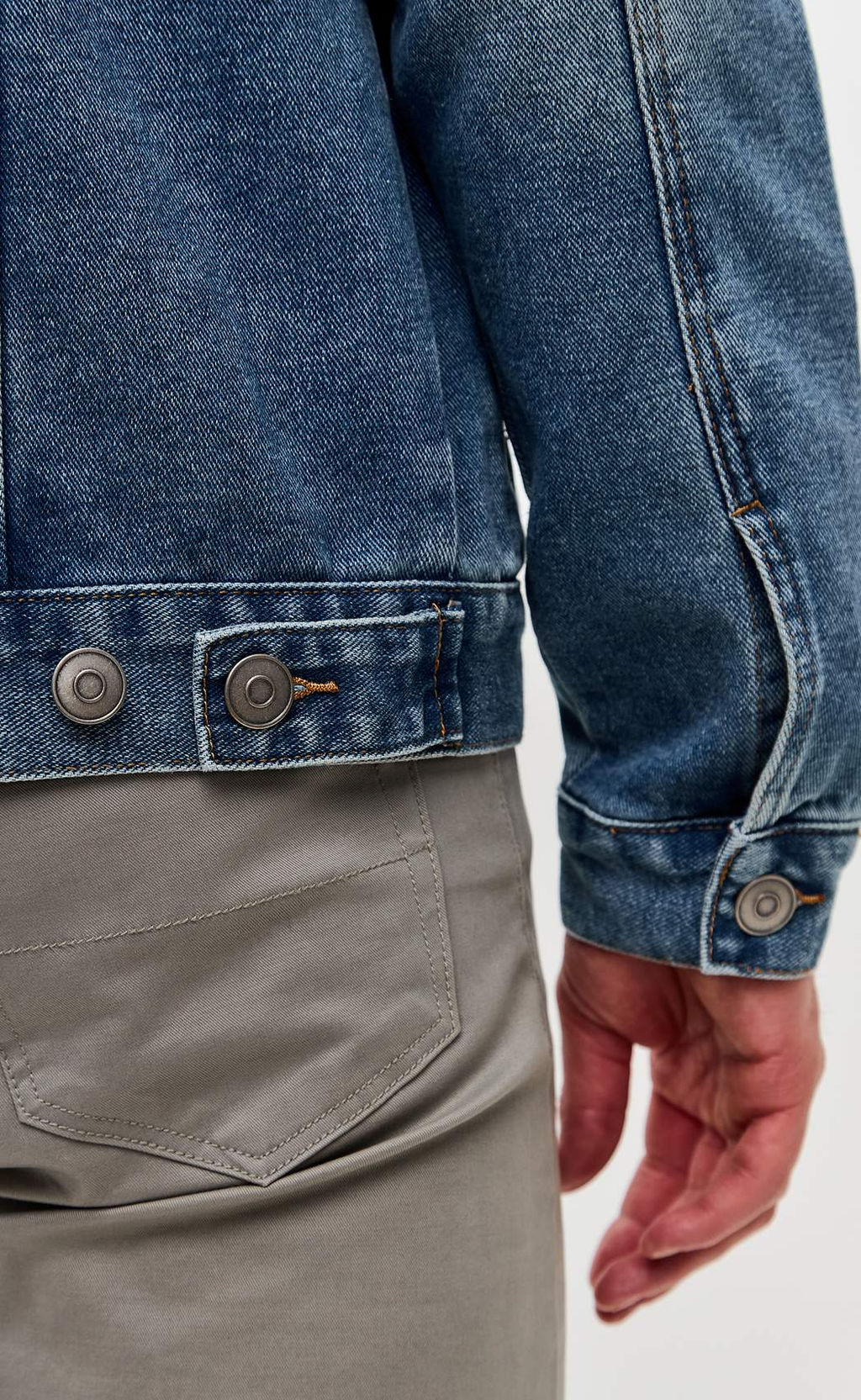 Куртка джинс P211-1275 middle blue
