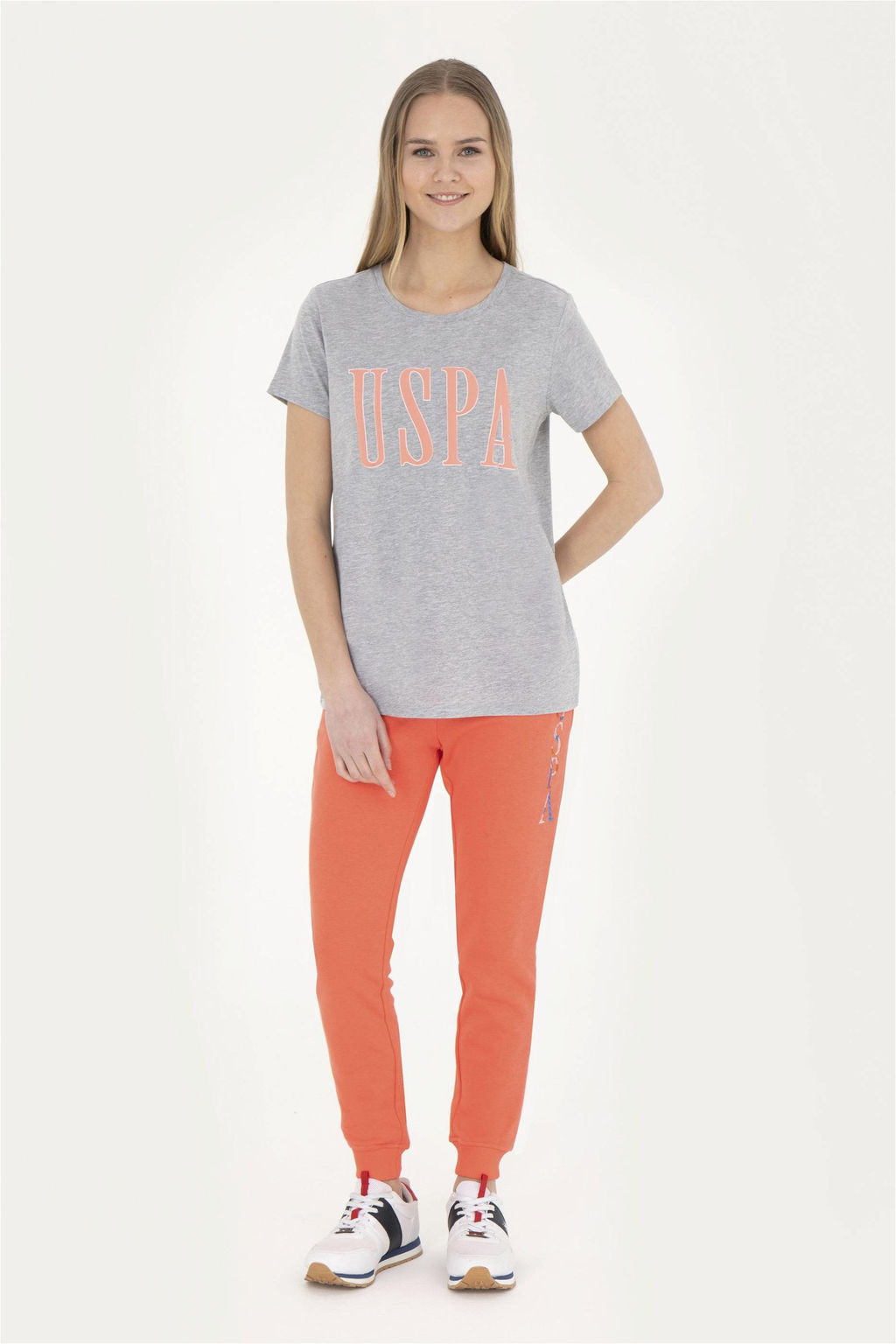 Женские спортивные штаны с цветком граната - U.s. polo assn фото 3