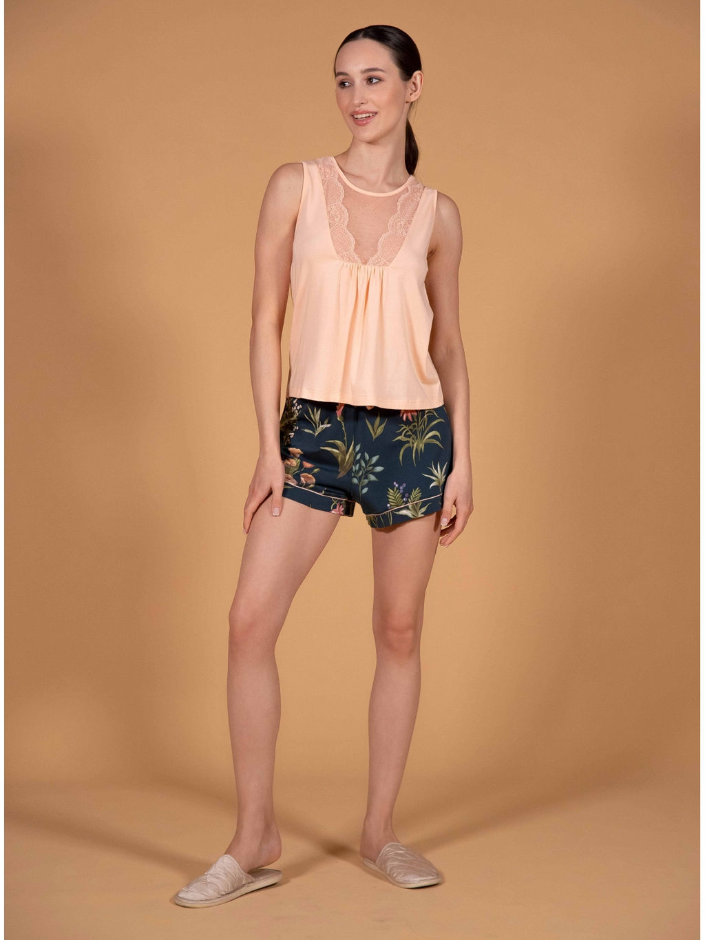 Домашняя пижама женская Indefini (Арт.524000-2255TBP)  фото 3