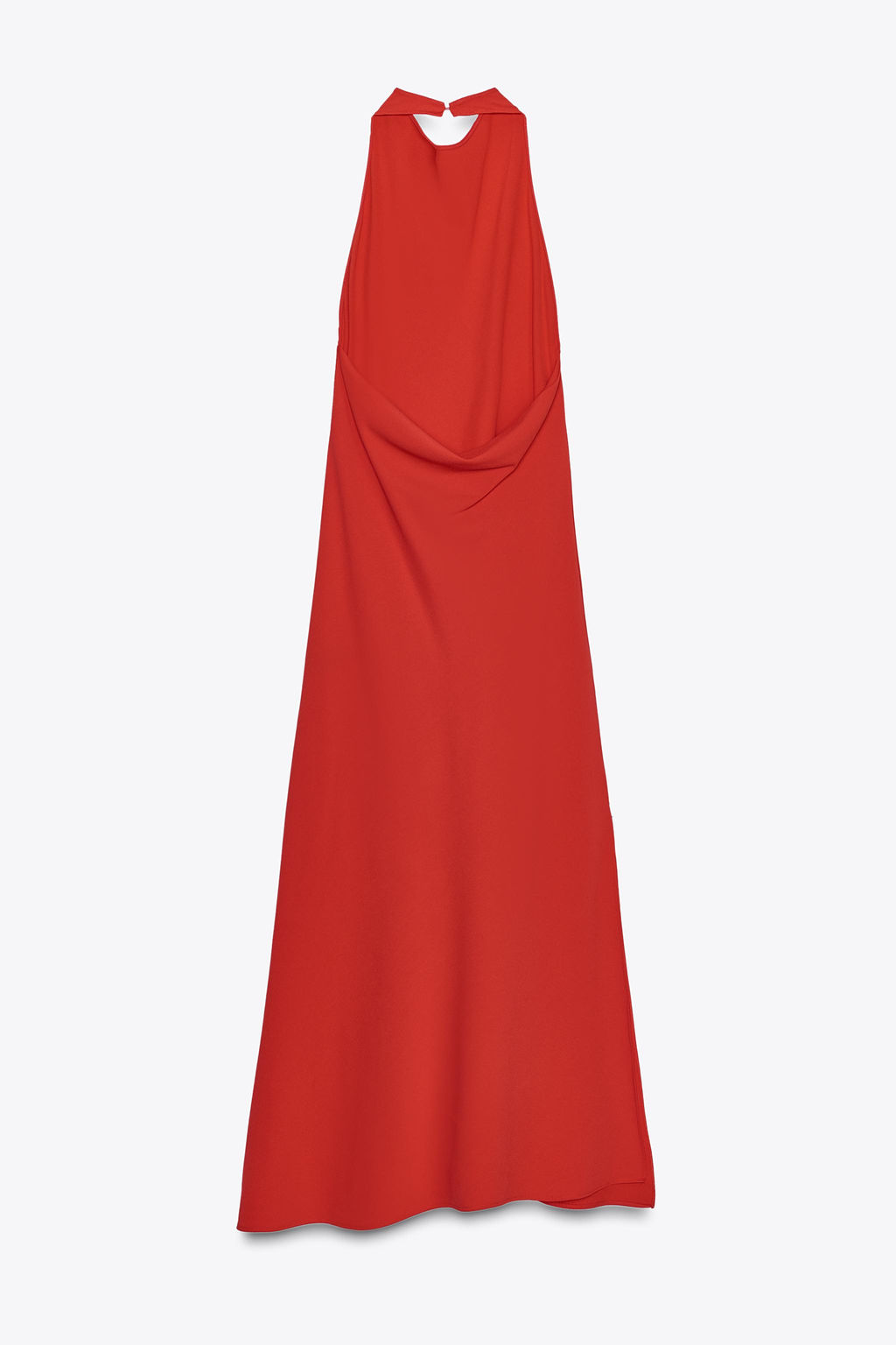 ZW COLLECTION HALTER LONG DRESS - Zara фото 9