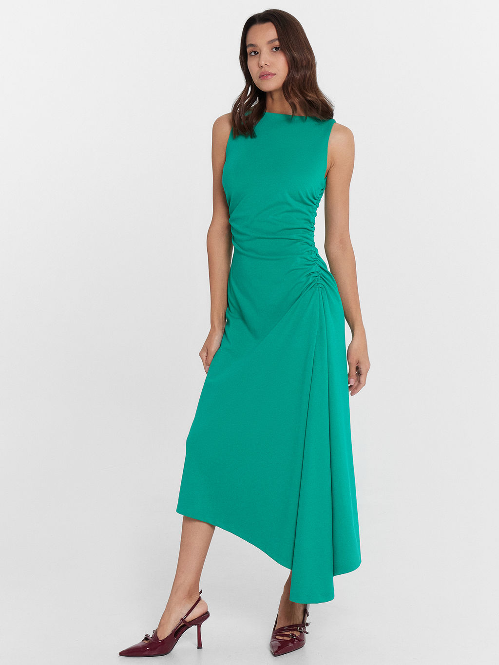 Платье женское зеленое изумрудный 152646 - Mark formelle фото 4