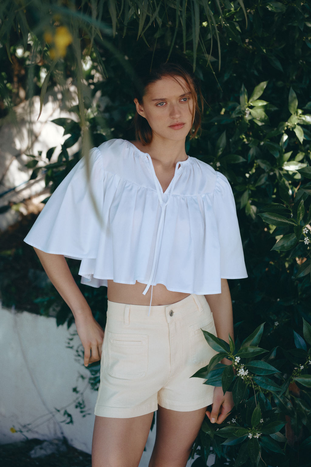 Vaquero corto de talle alto - H&m фото 10
