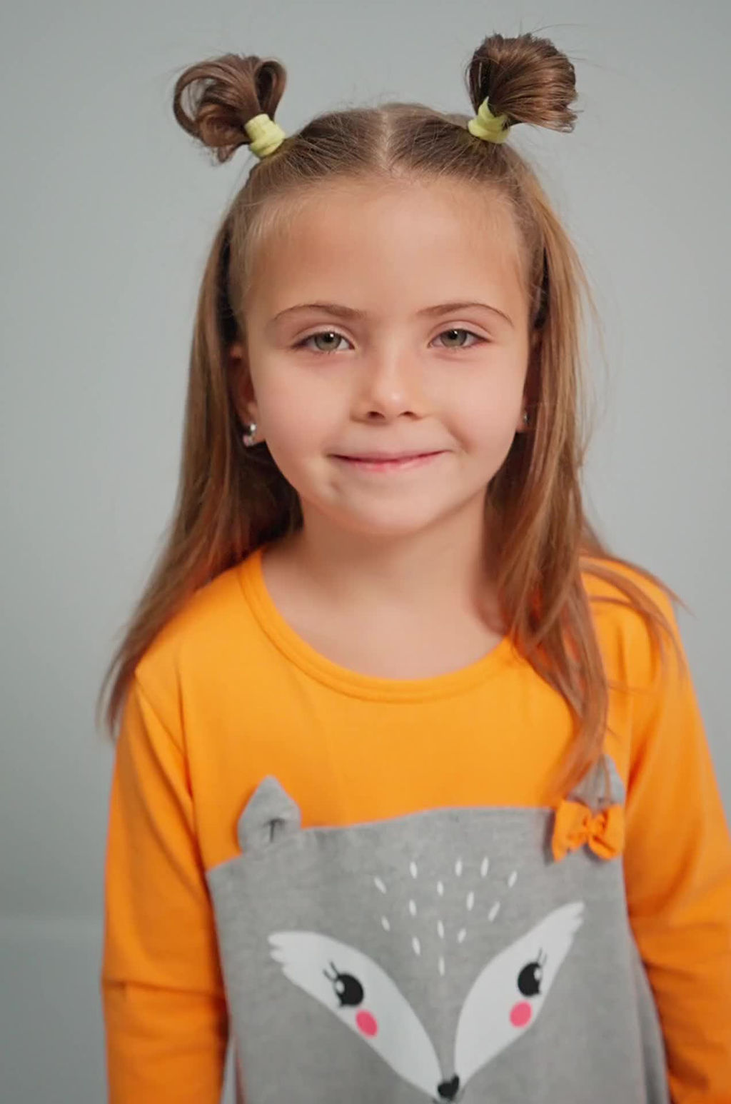 Хлопковое платье для девочки Happyfox