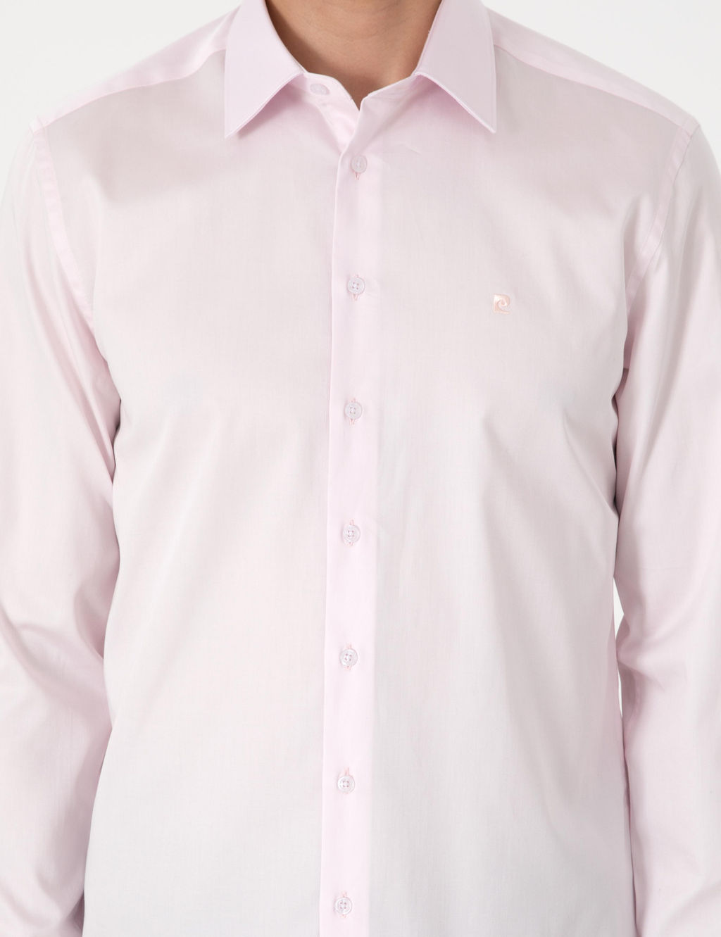 A__k Pembe Slim Fit Uzun Kollu Basic G_mlek - Pierre cardin фото 6