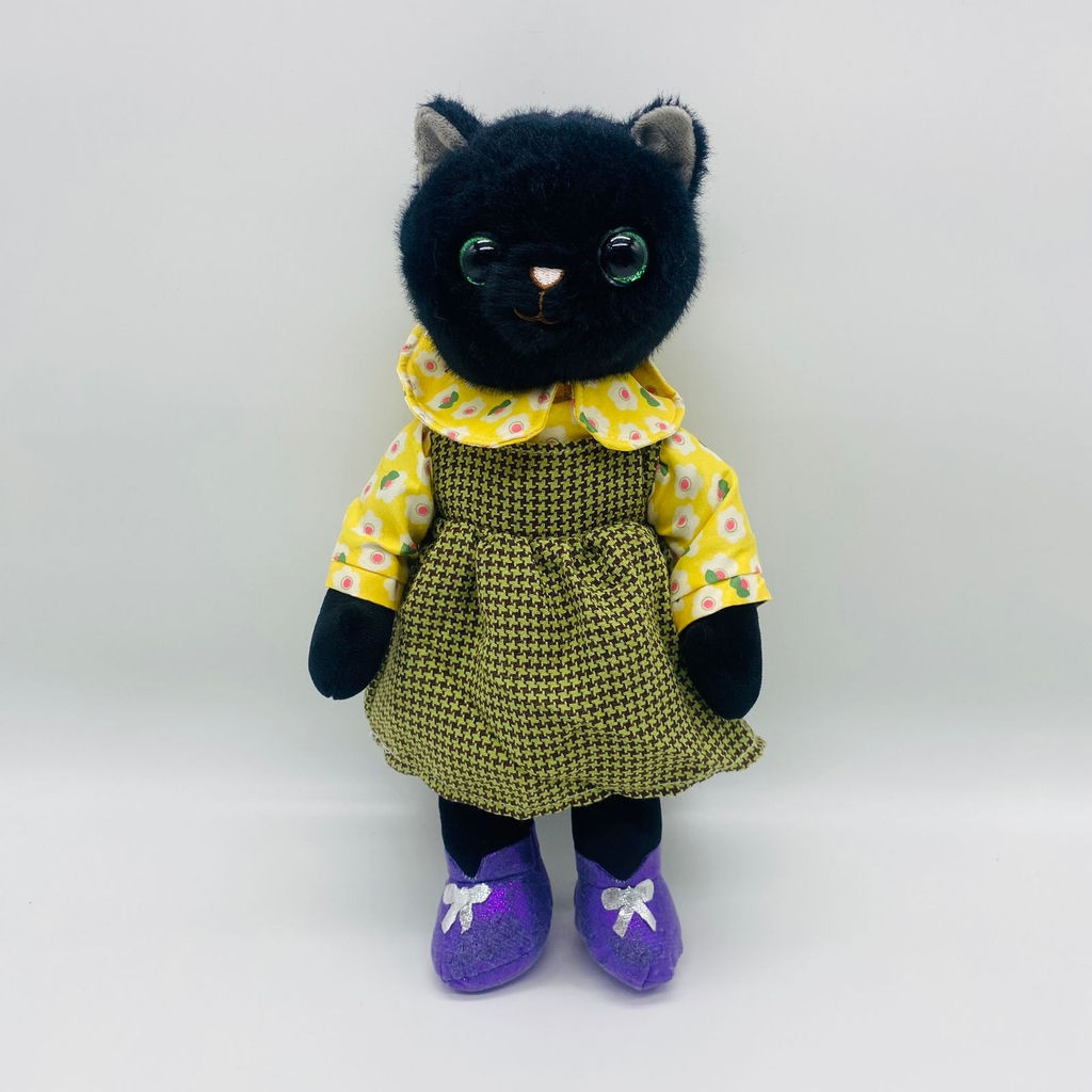 Мягкая игрушка Кошка черная в одежде - Storyland фото 5