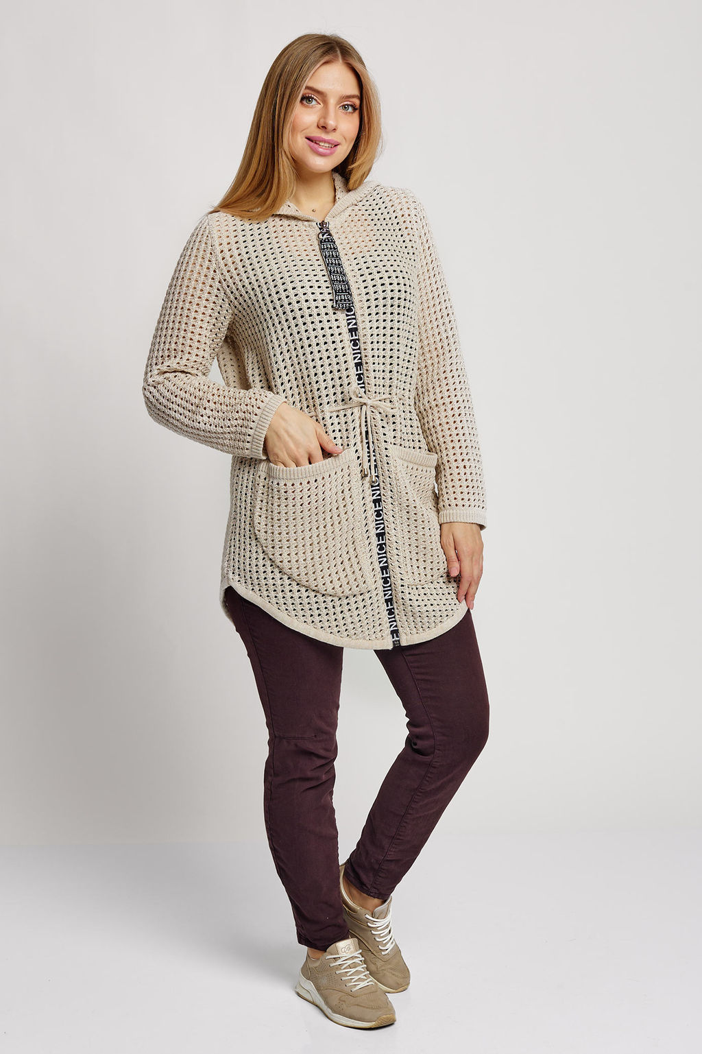 Кардиган В 1817/лен (1350) - Злата Стиль фото 3