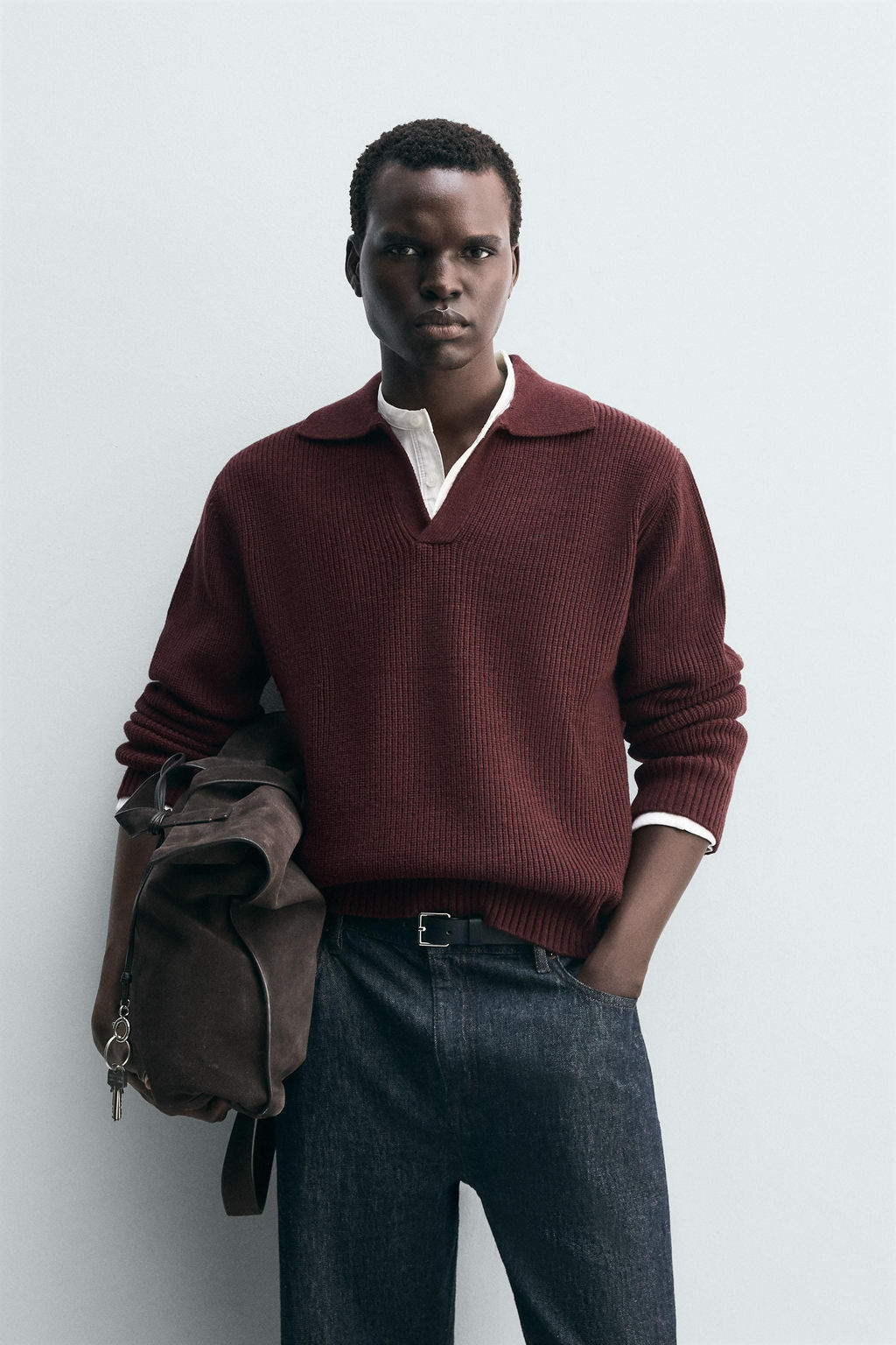PURL KNIT POLO SHIRT - Zara фото 2