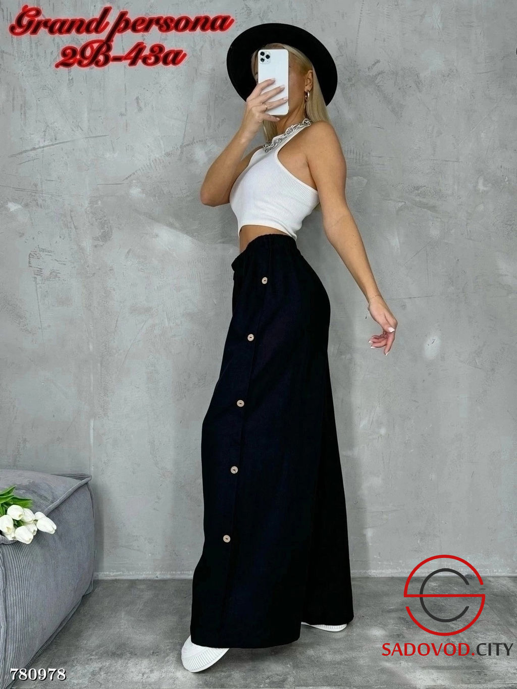 Палаццо широкие брюки женские - Bruno фото 10