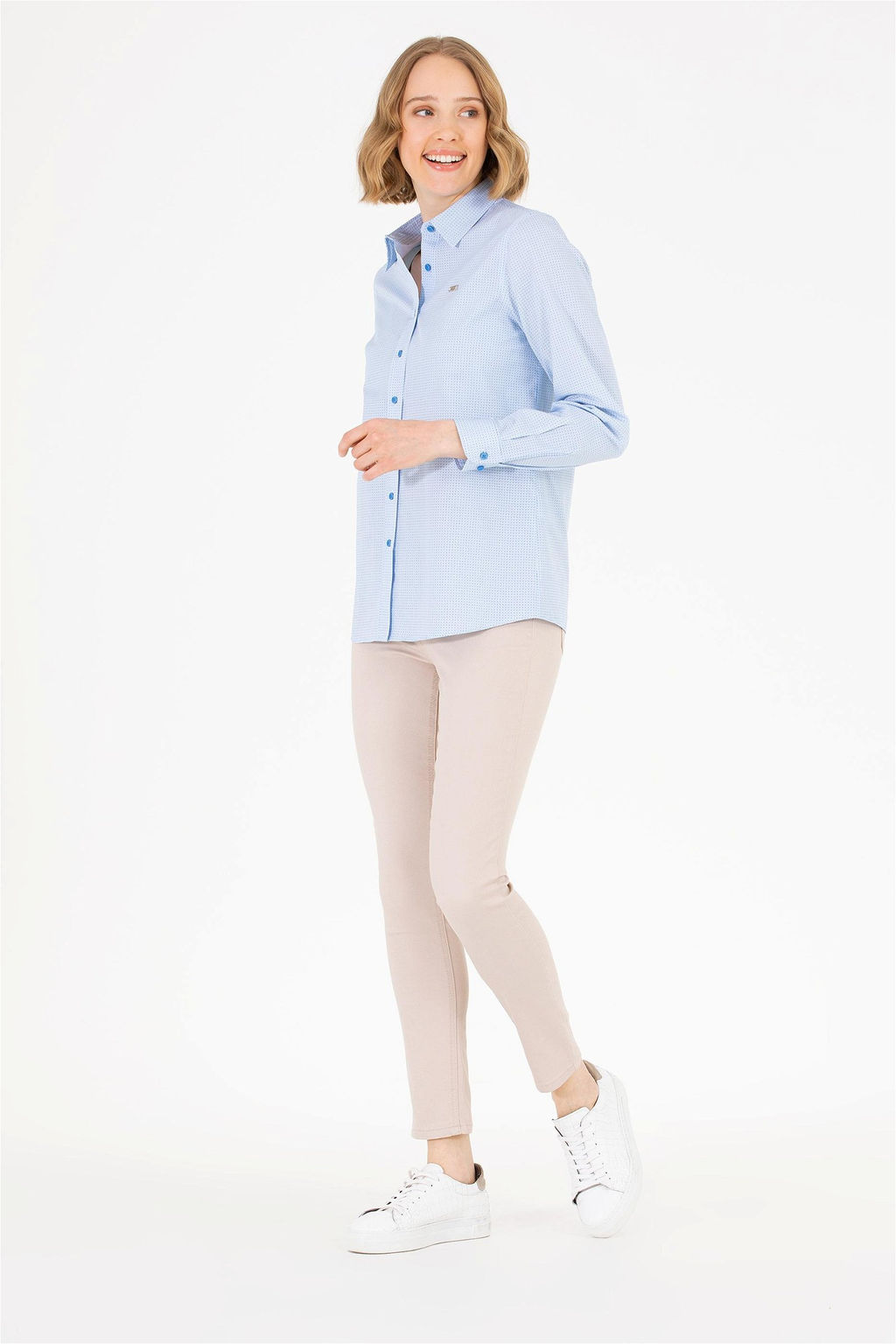 Женская рубашка Saks с длинным рукавом - U.s. polo assn фото 10