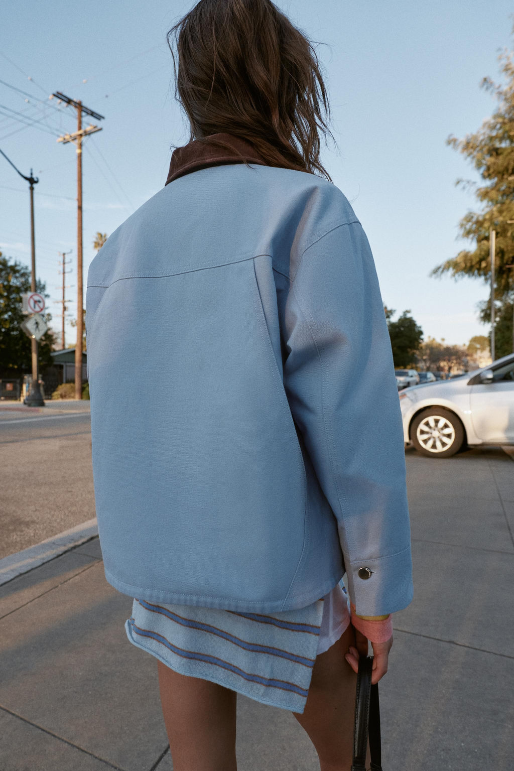 PUFFER JACKET WITH CONTRAST COLLAR - Zara фото 19