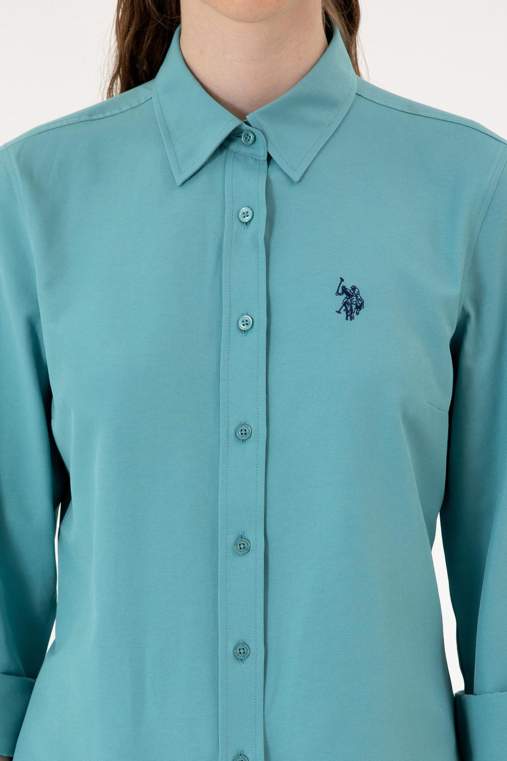 Kad_n Mint Uzun Kollu Basic G_mlek Sepette S_rpriz _ndirim - U.s. polo assn фото 6