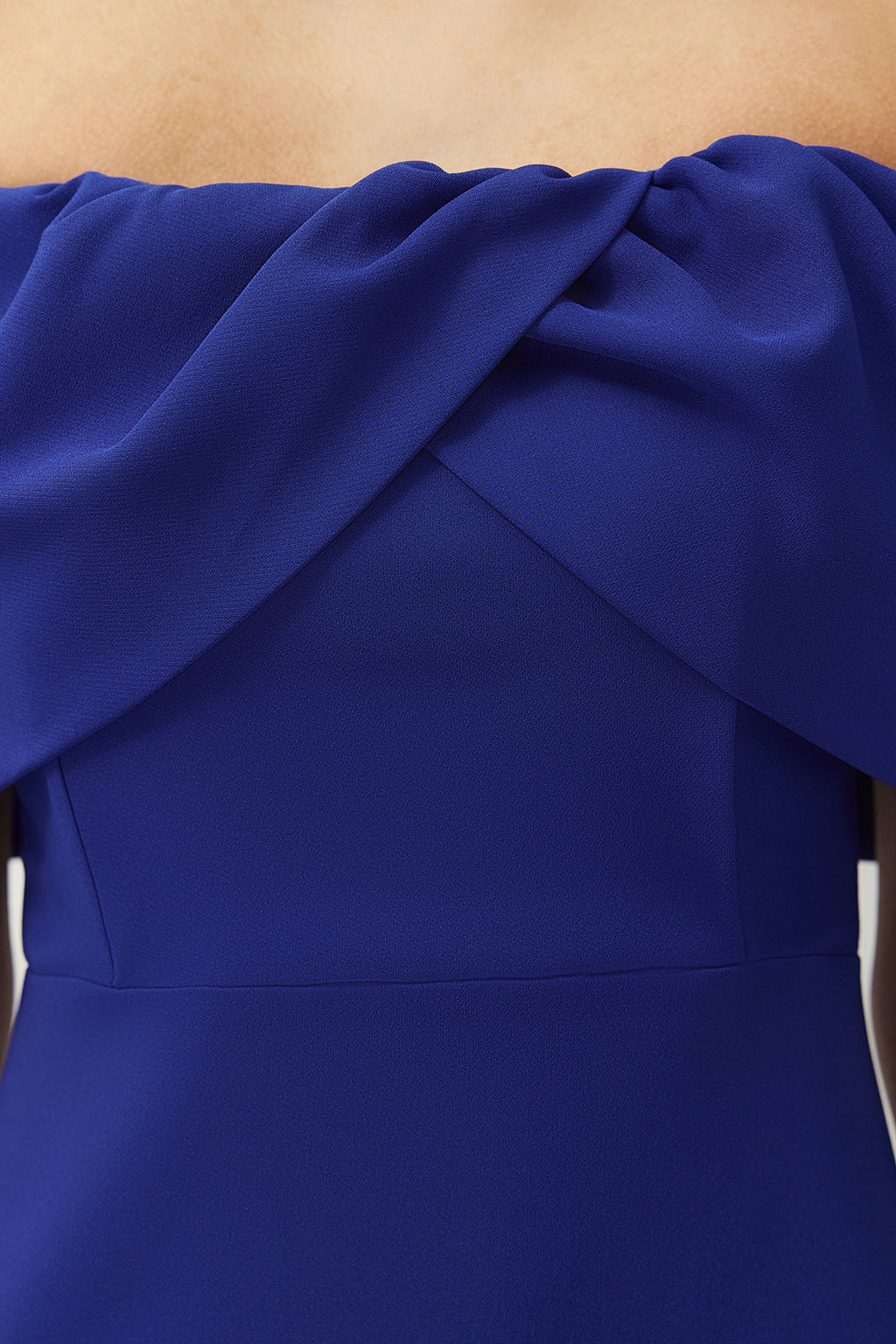 TRENDYOLMILLA Siyah Carmen Yaka Dokuma K?sa Elbise TPRSS24EL00154 фото 21