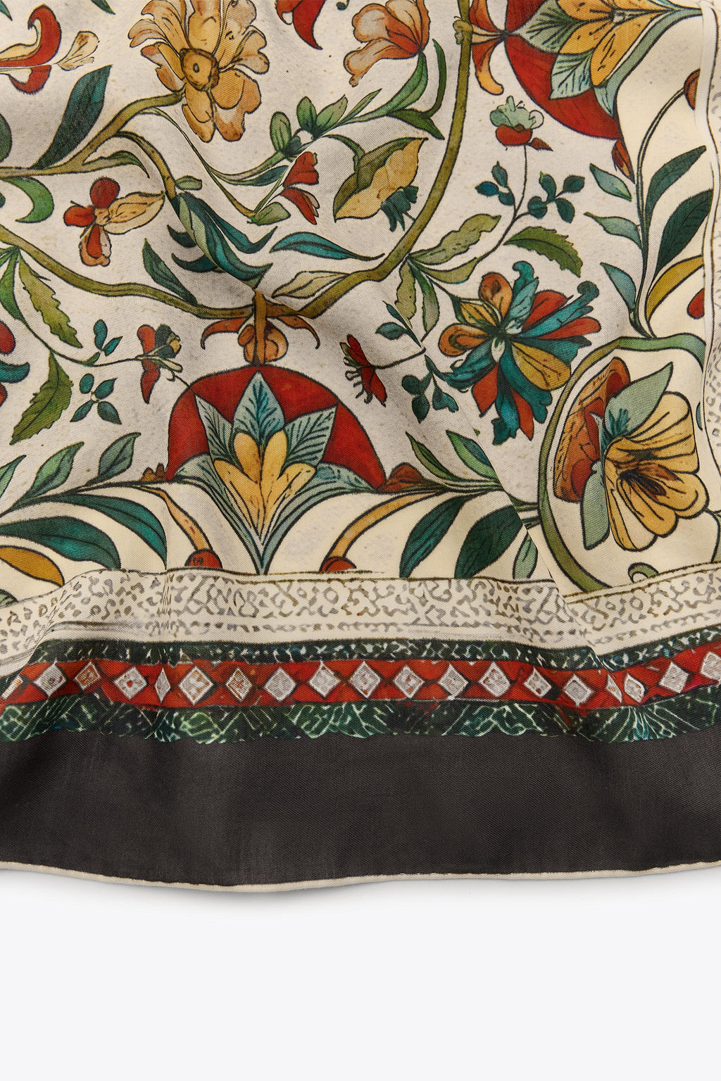 FLORAL PRINT SCARF - Zara фото 3