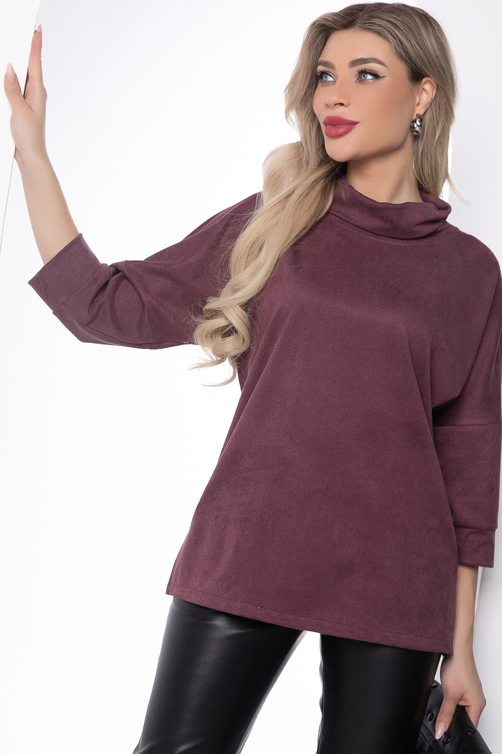 Джемпер Никс (ягодный) Б8702 - Lt collection фото 6