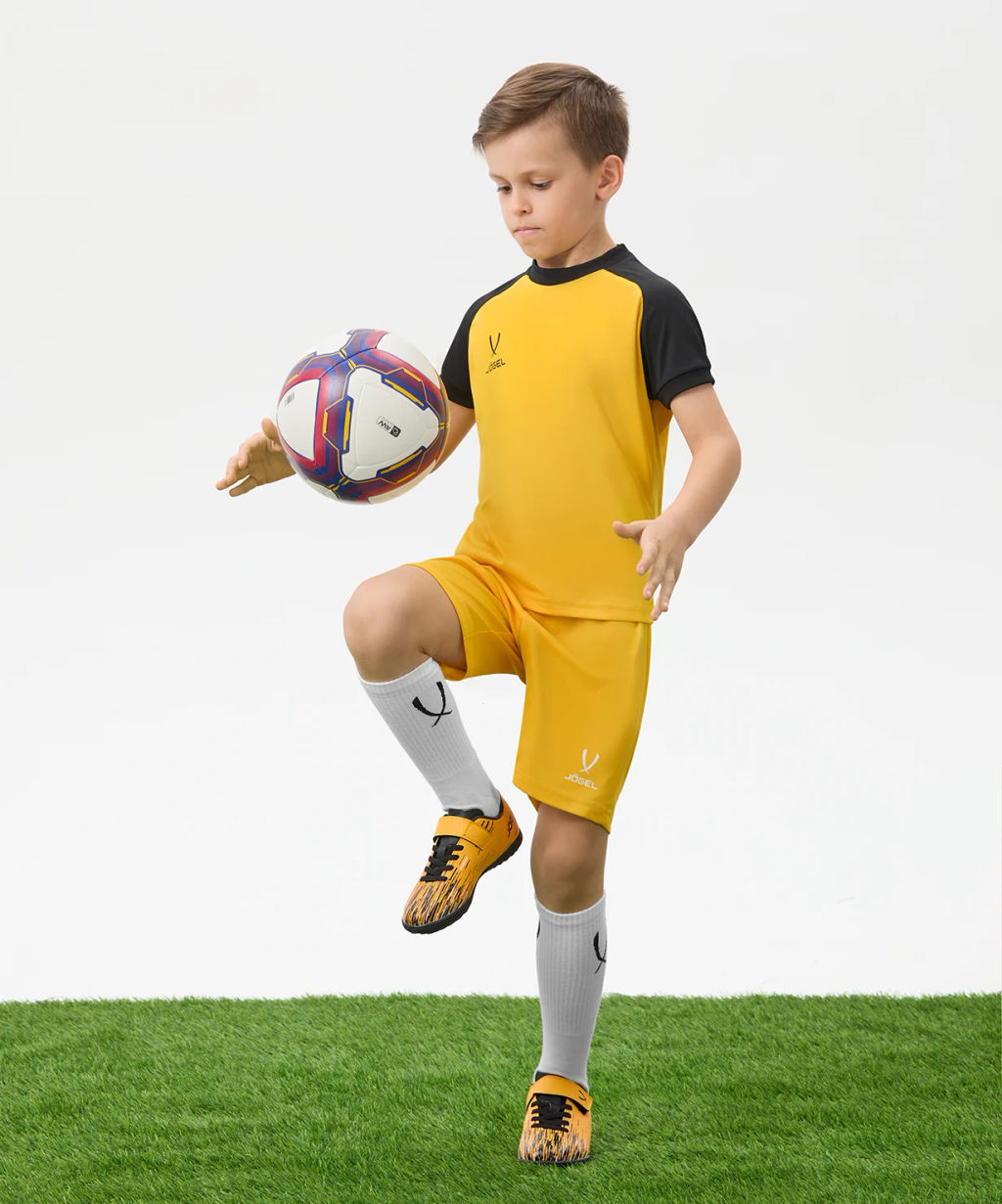 Футболка игровая JOGEL CAMP Reglan Jersey, желтый, детский  фото 5
