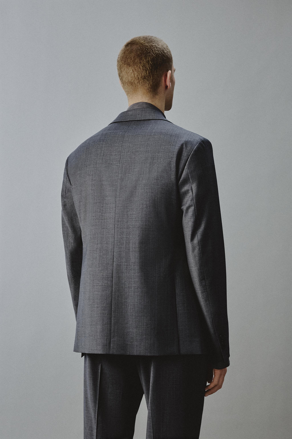 BLAZER REGULAR FIT TRAJE RAYA DIPLOM?TICA / Gris - Zara фото 3