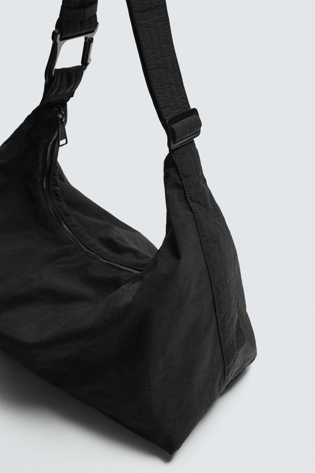 BOLSO HOMBRO NYLON / Negro - Zara фото 5
