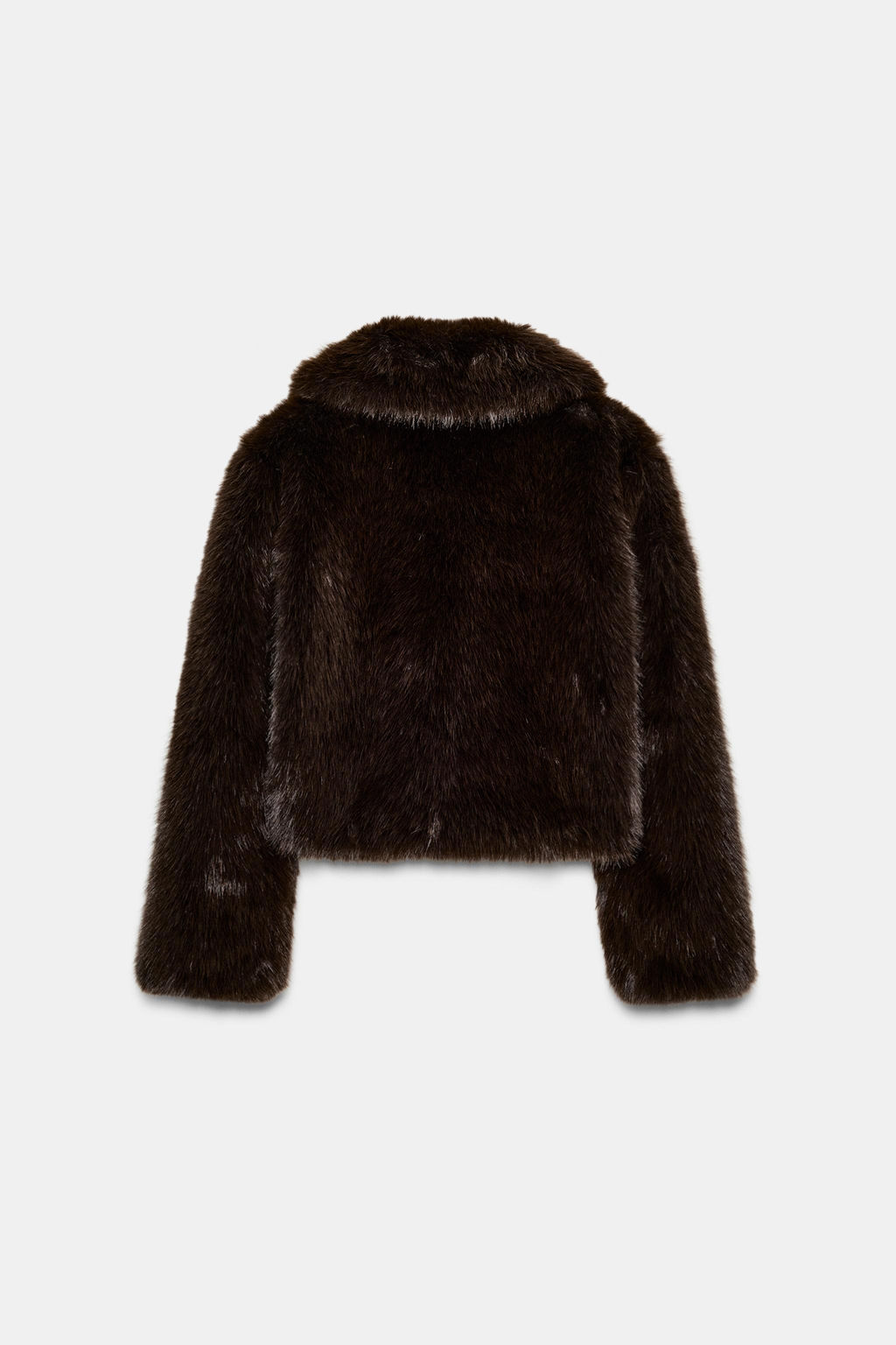 FAUX FUR COLLAR JACKET - Zara фото 10