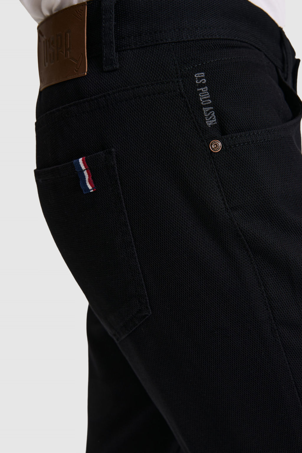 Erkek Siyah Kanvas Pantolon - U.s. polo assn фото 6