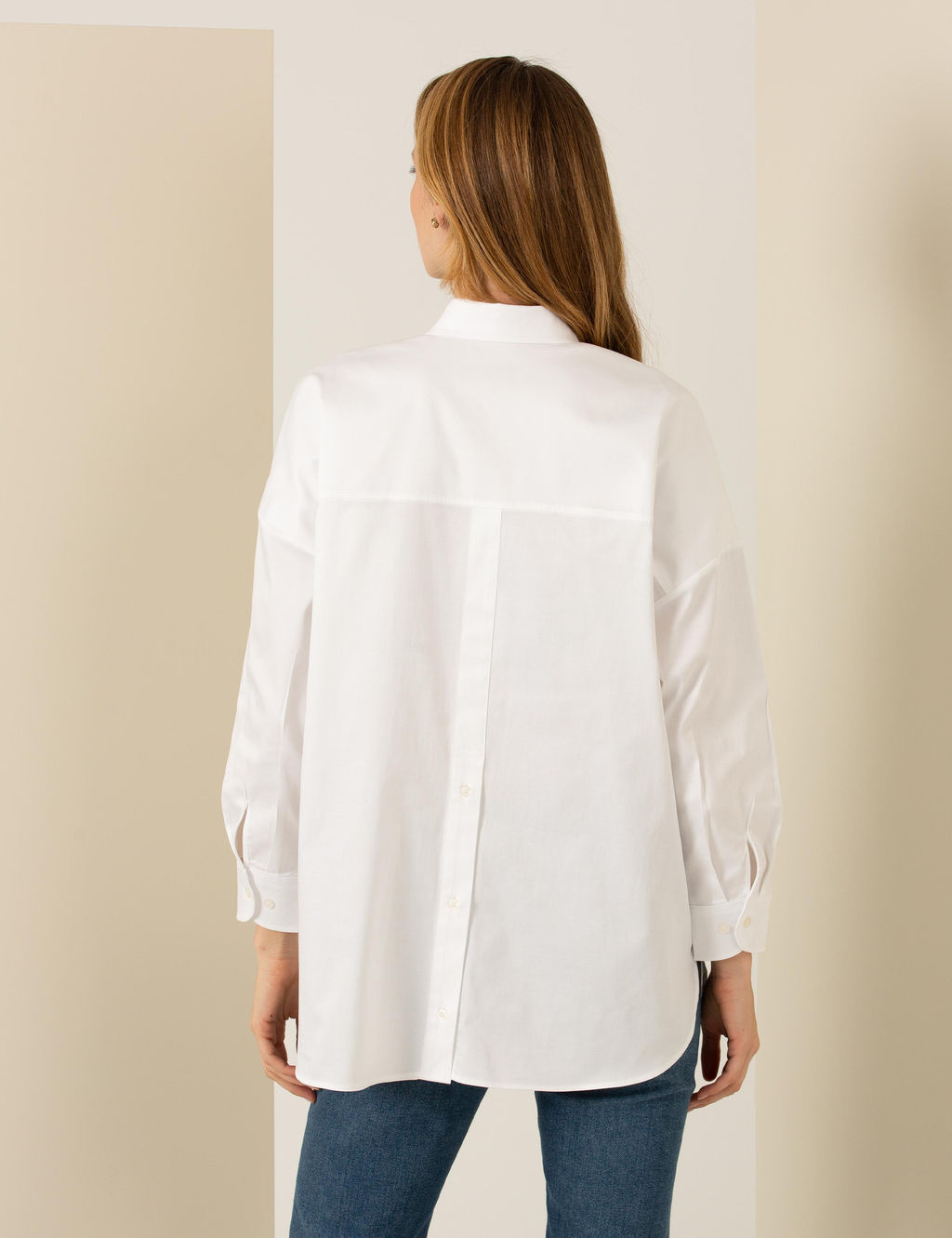 Beyaz Oversize Uzun Kollu G_mlek - Pierre cardin фото 5