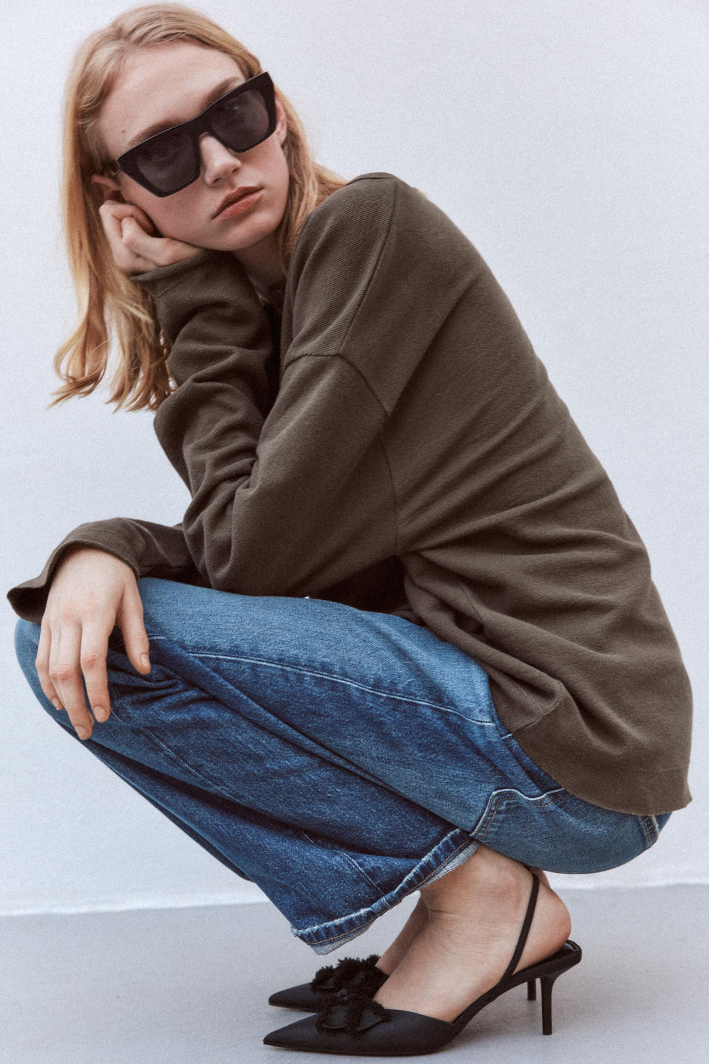 BOW SLINGBACK HEELS - Zara фото 8