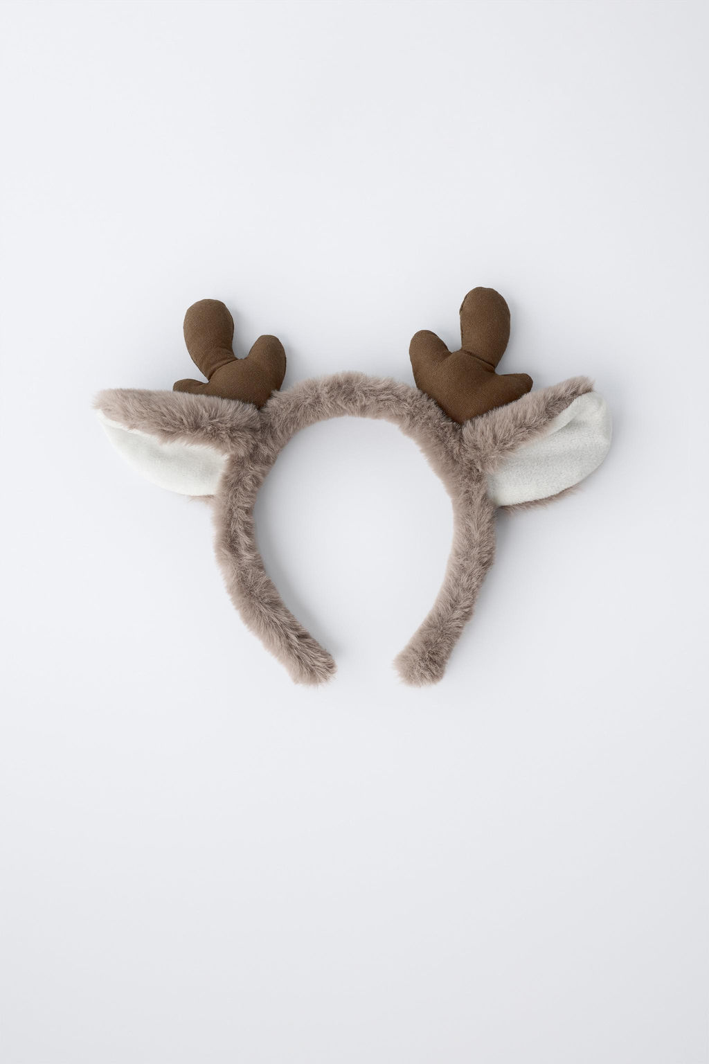FAUX FUR REINDEER HEADBAND - Zara фото 3