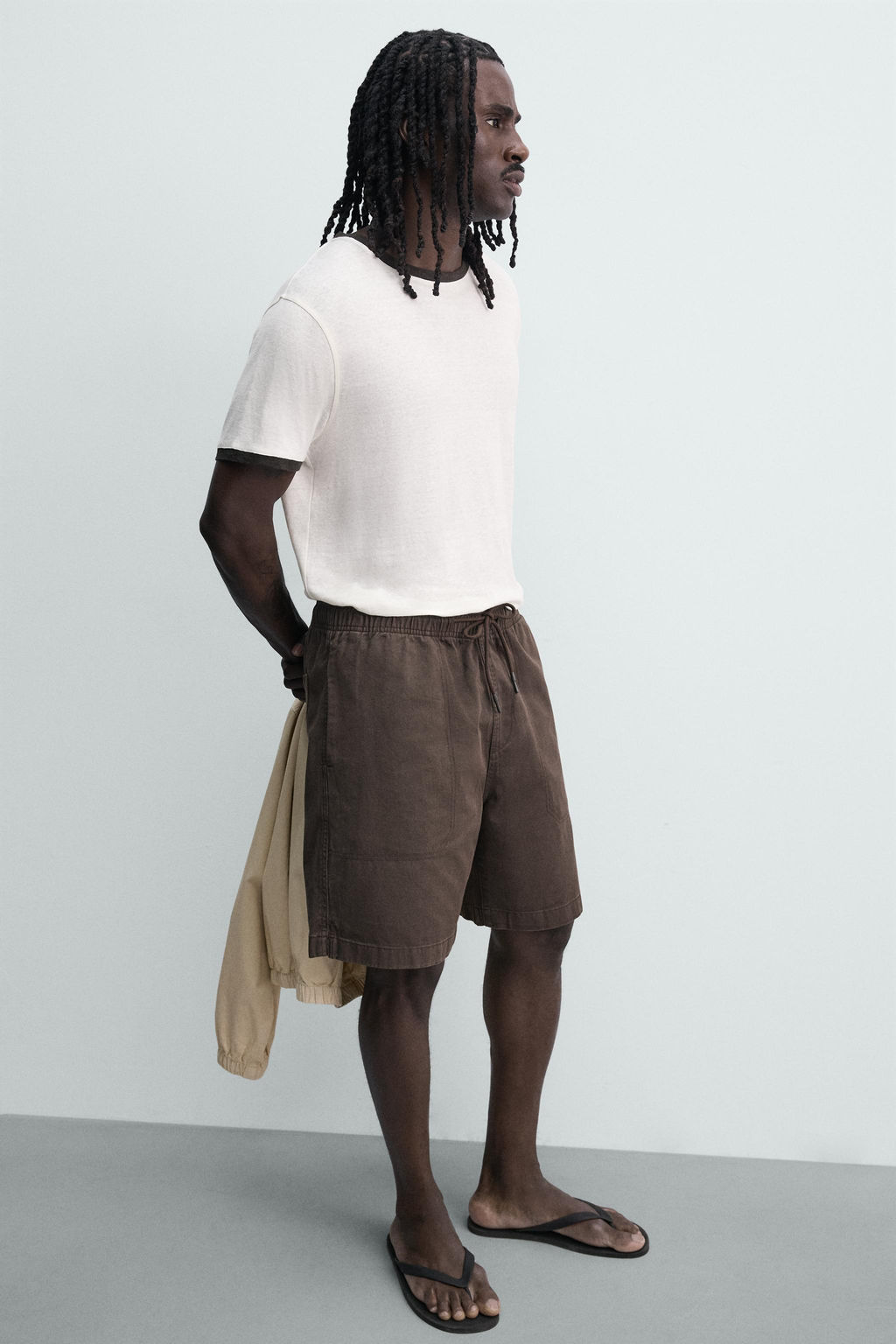 BERMUDA RELAXED FIT LAVADA / Negro - Zara фото 6