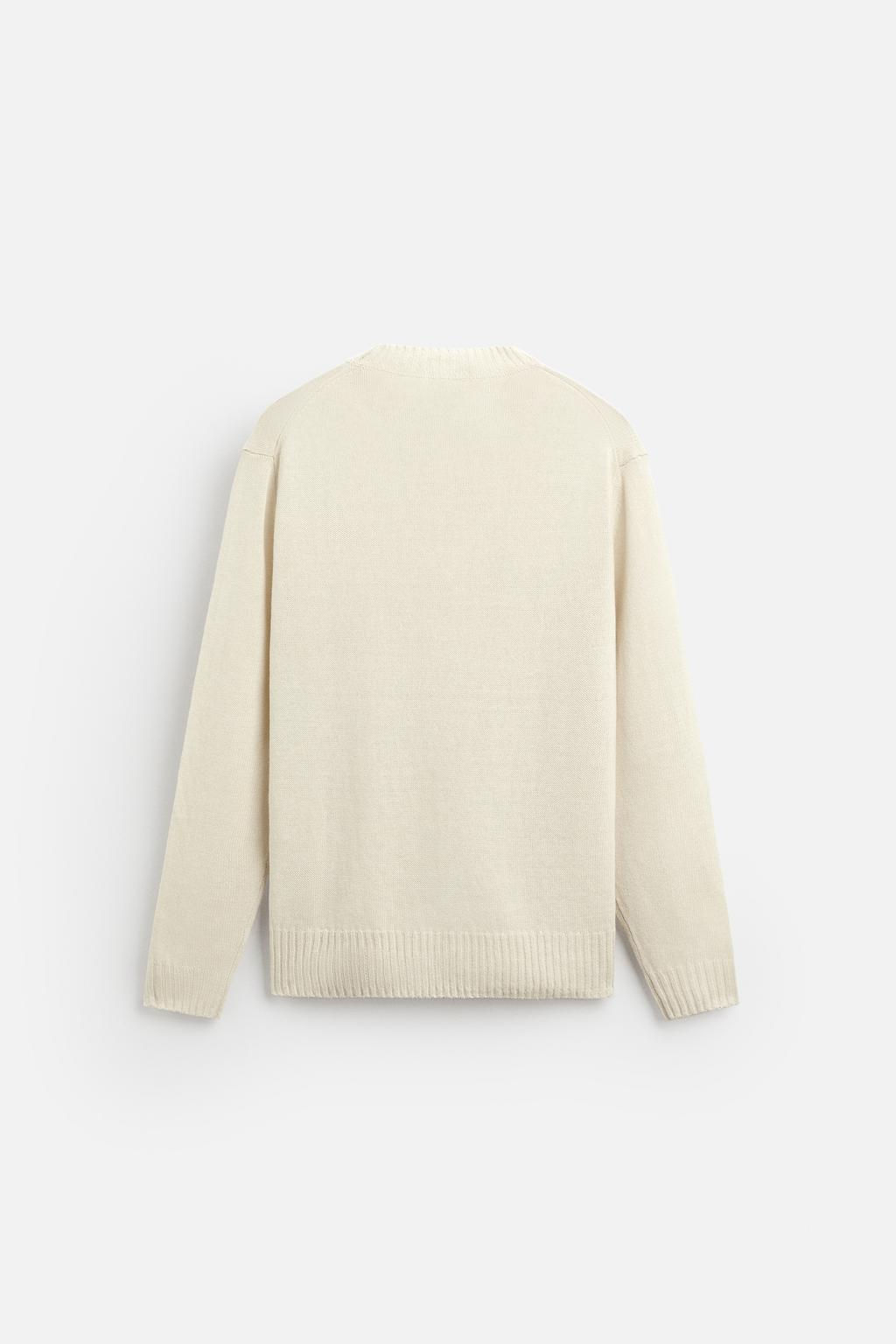 100% LINEN SWEATER - Zara фото 7