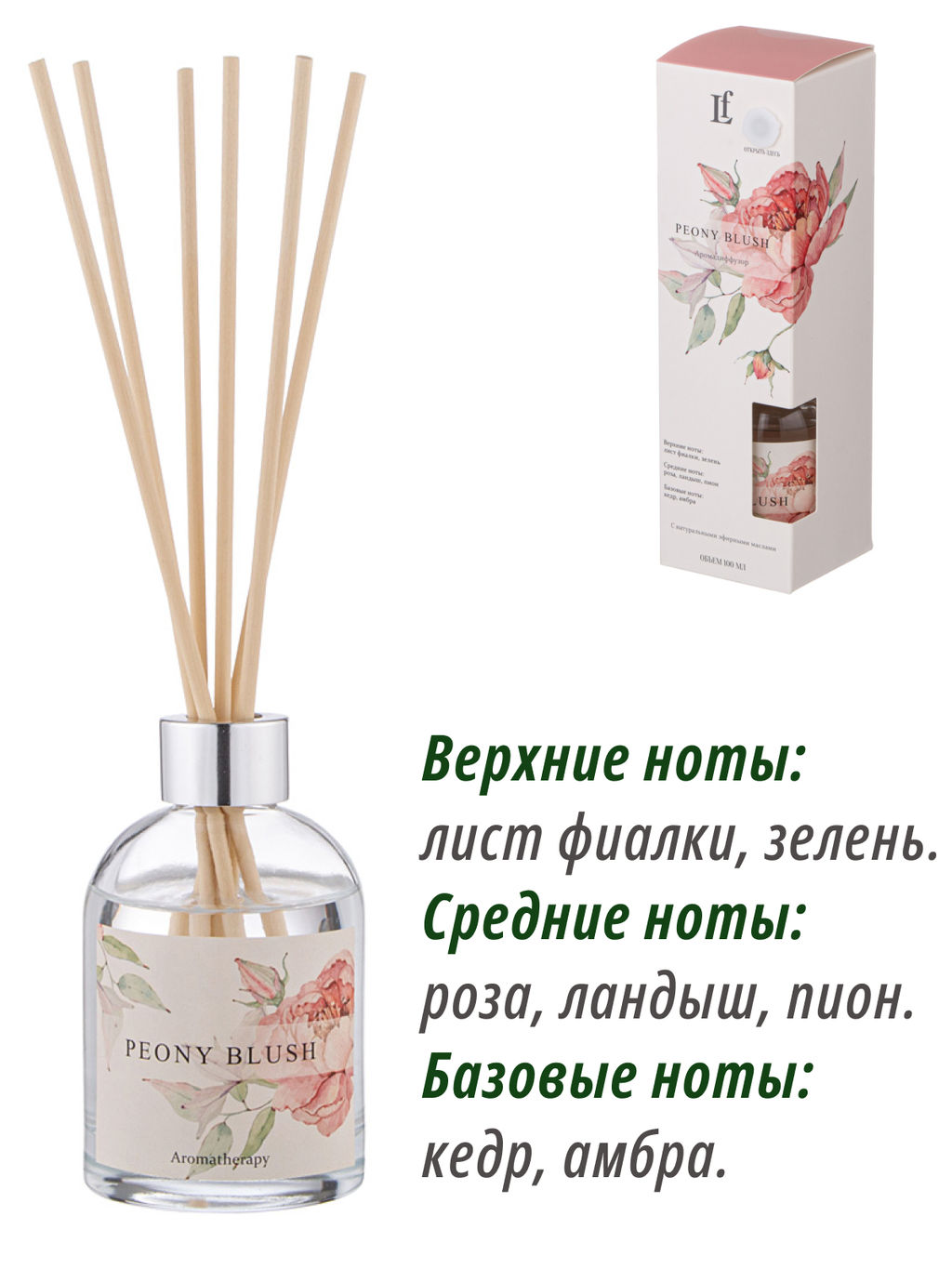 ДИФФУЗОР АРОМАТИЧЕСКИЙ PEONY BLUSH 100 МЛ