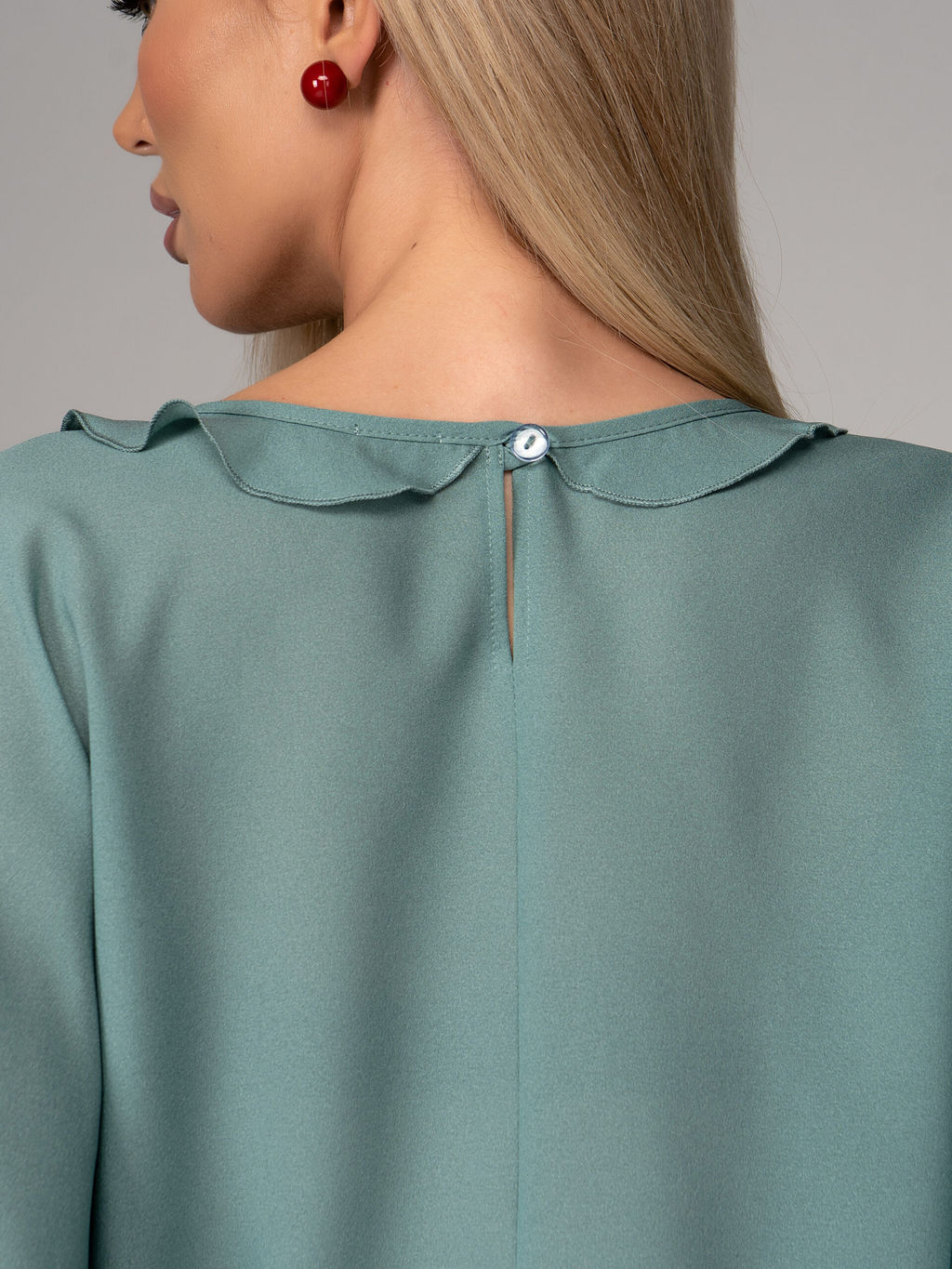 Блузка Бохо (зеленый) - Эльза фото 9