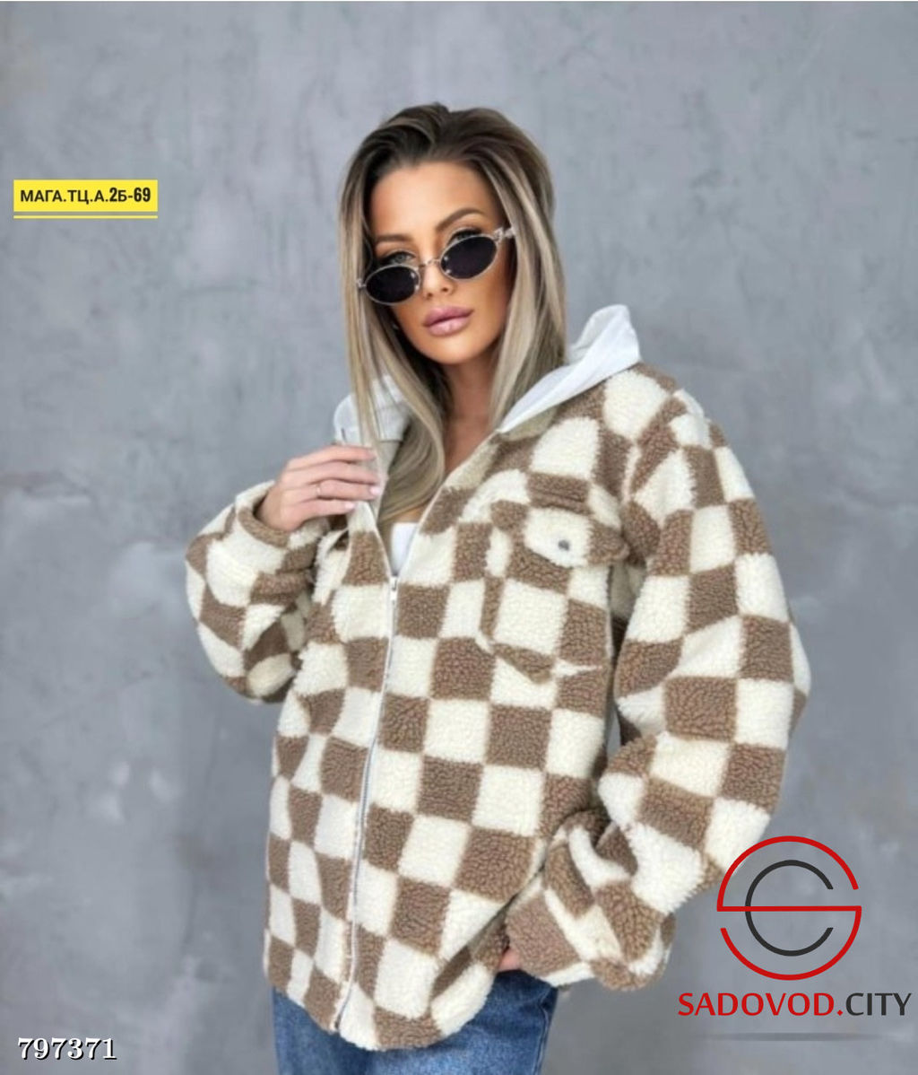 Пальто барашка с капюшоном - Bruno фото 2