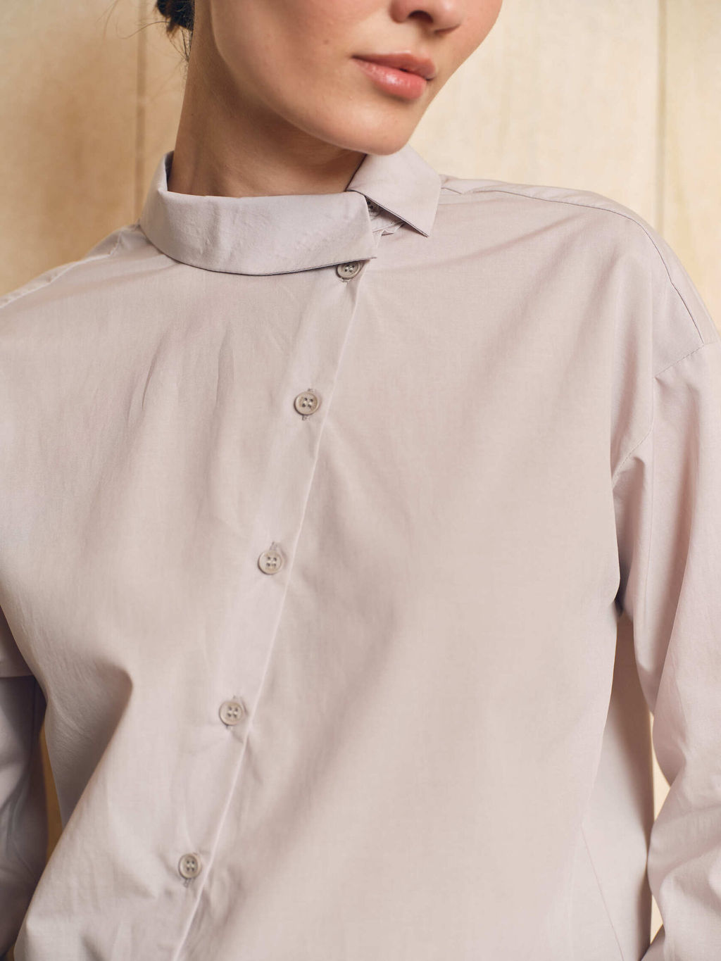 Рубашка свободного кроя 512.030091/Св.серый - Seven senses фото 4