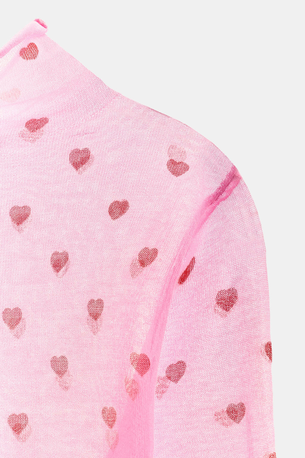 FINE KNIT HEART JUMPER - Zara фото 5