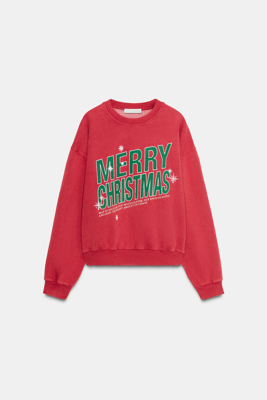 OVERSIZE CHRISTMAS SWEATSHIRT - Zara фото 2