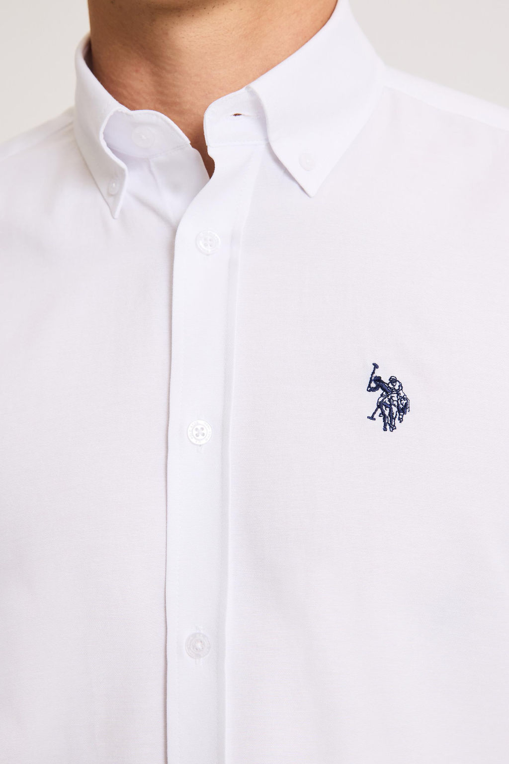 Erkek Beyaz Uzun Kollu Basic G_mlek - U.s. polo assn фото 6