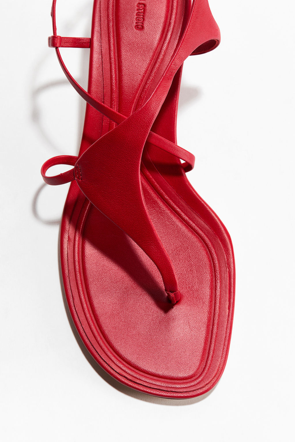 Sandalias de piel con tac?n kitten - H&m фото 4