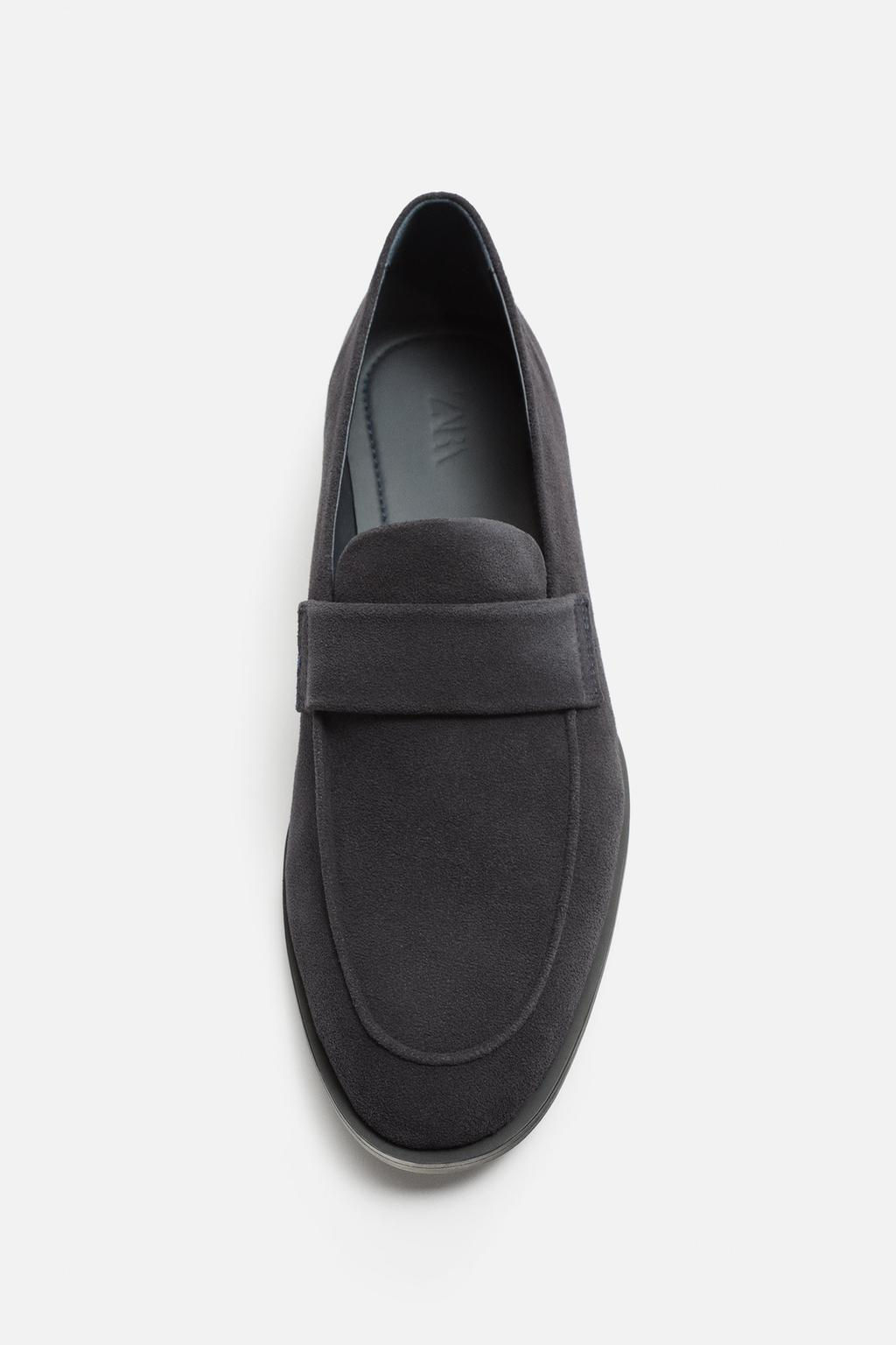 LEATHER PENNY LOAFERS - Zara фото 7