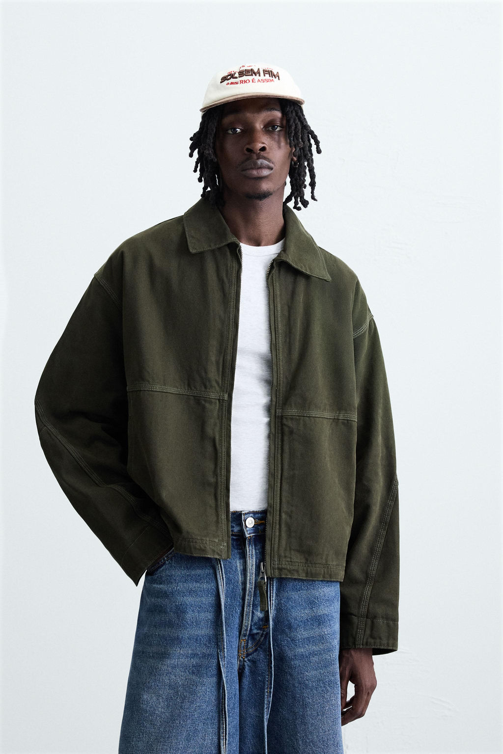 RELAXED FIT WASHED JACKET - Zara фото 2