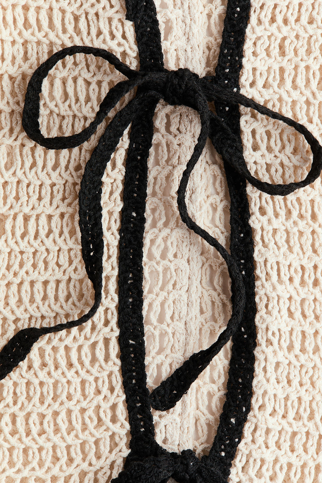 Flounced crochet-look top - H&m фото 4