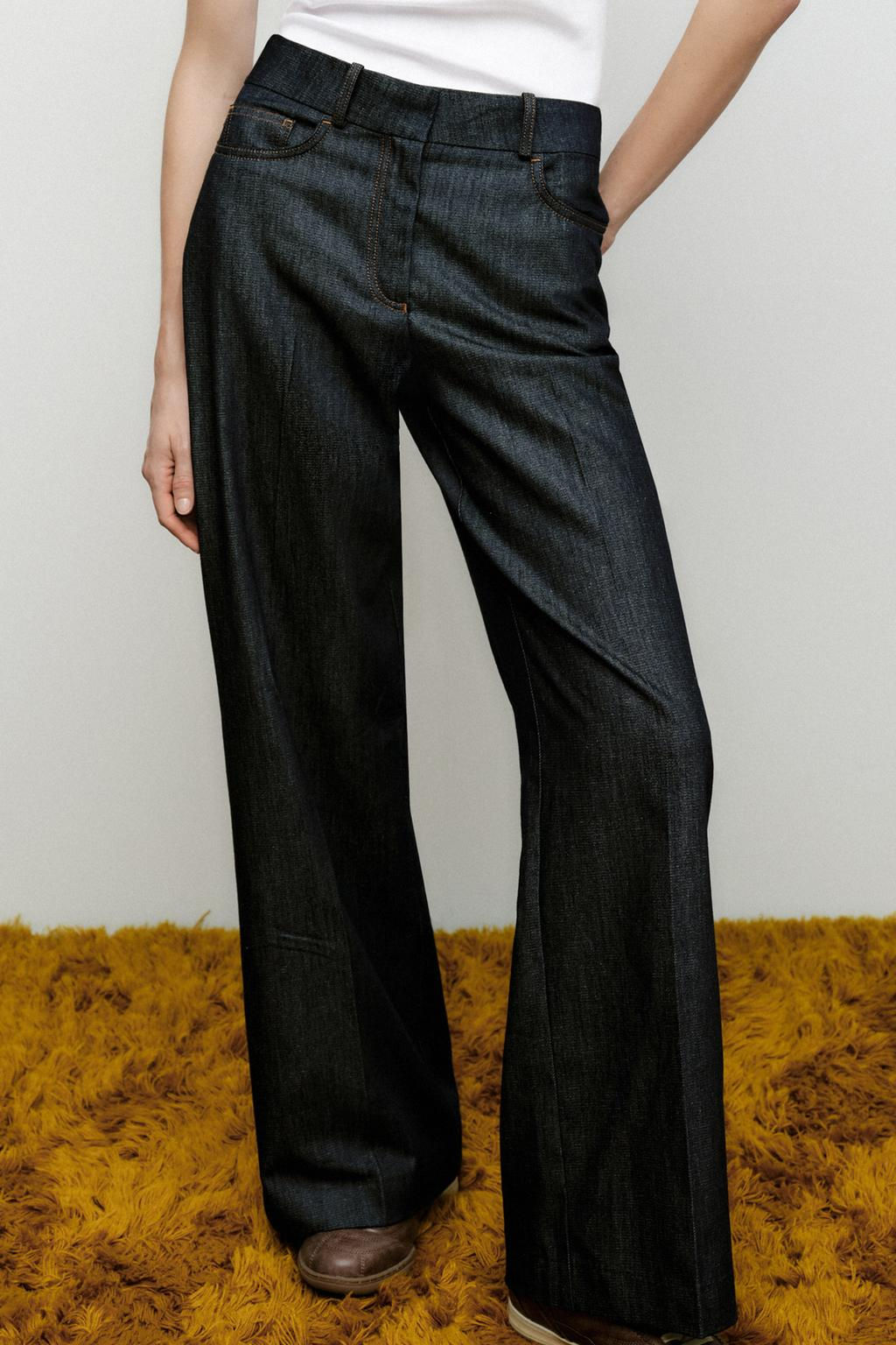 Z1975 STRAIGHT-LEG HIGH-WAIST JEANS - Zara фото 2