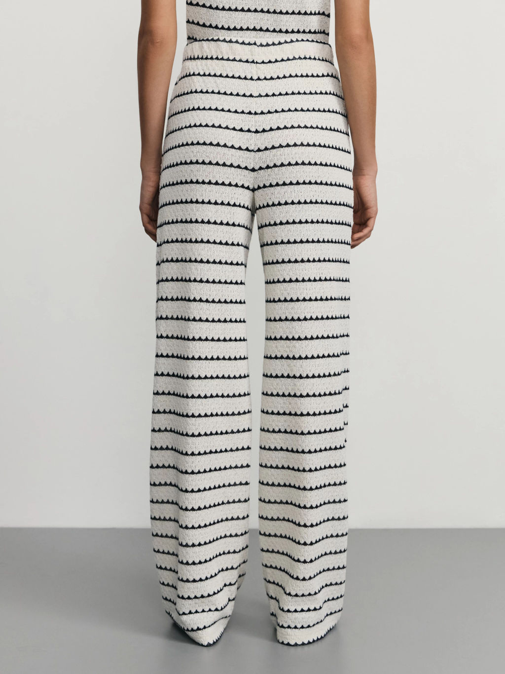 Брюки из фактурной вязки / Zarina  фото 4