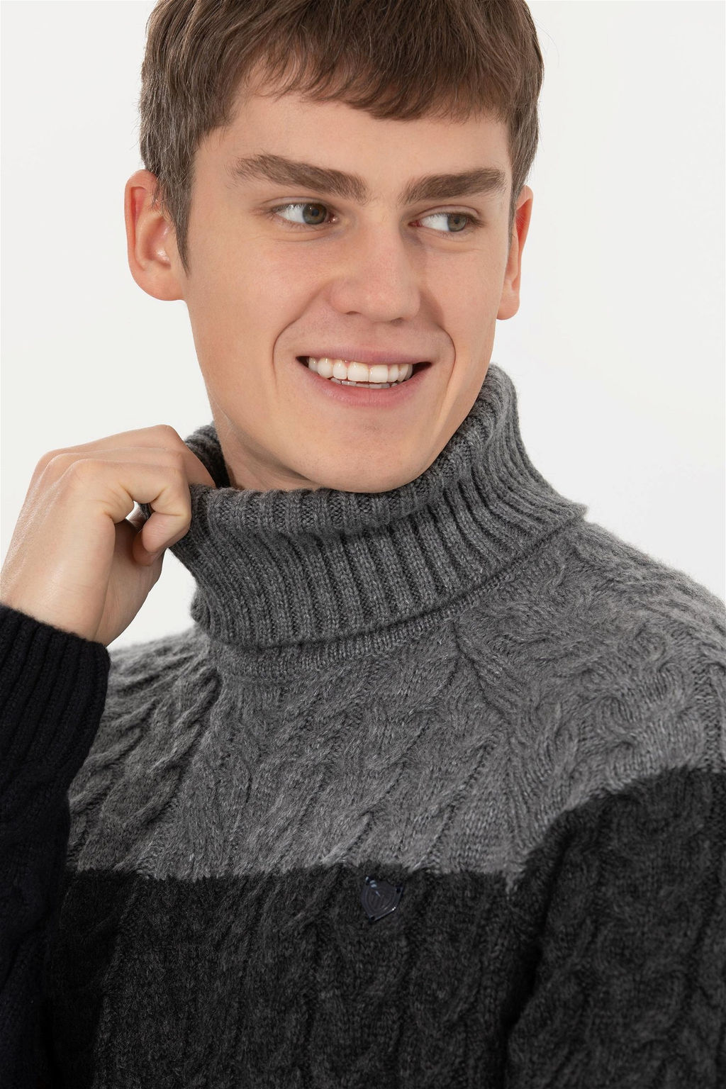 U. S. Polo Assn Мужской темно-синий свитер - U.s. polo assn фото 8