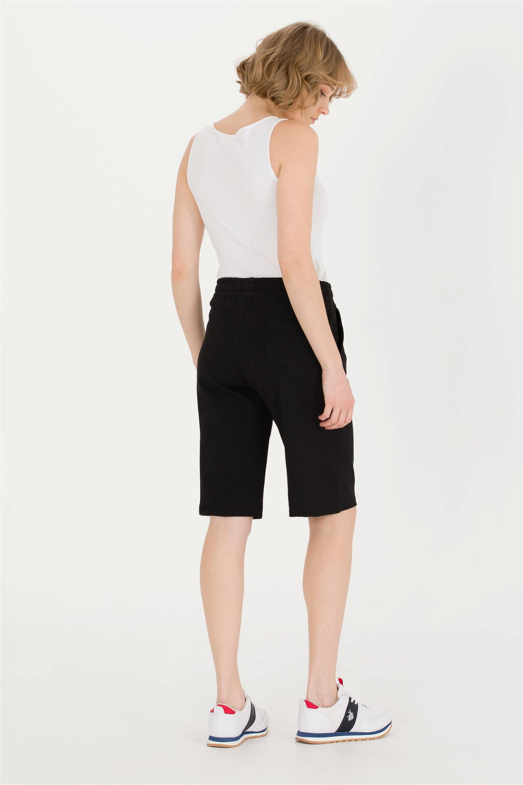 Женские черные трикотажные шорты Неожиданная скидка в корзине - U.s. polo assn фото 4