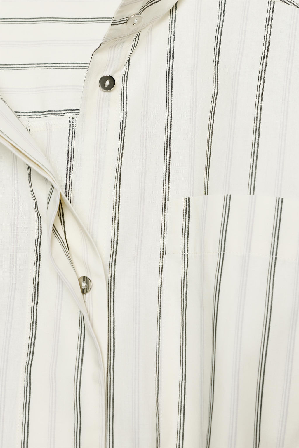 STRIPED PYJAMA SHIRT WITH POCKETS - Zara фото 5