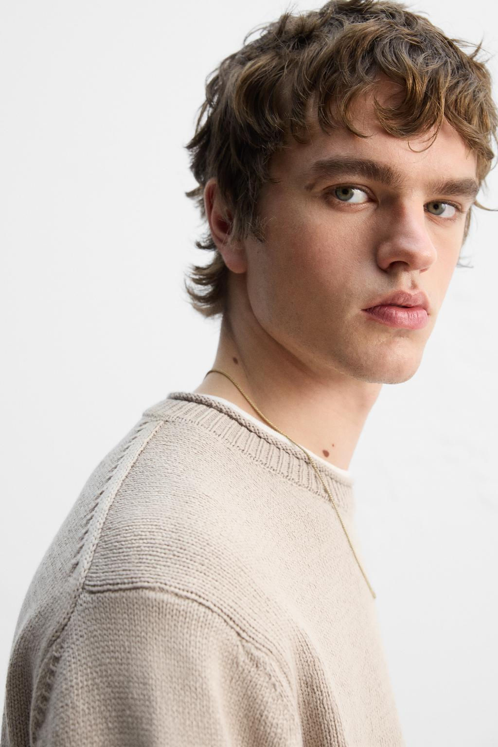 SWEATER WITH TURN-UP DETAIL - Zara фото 14