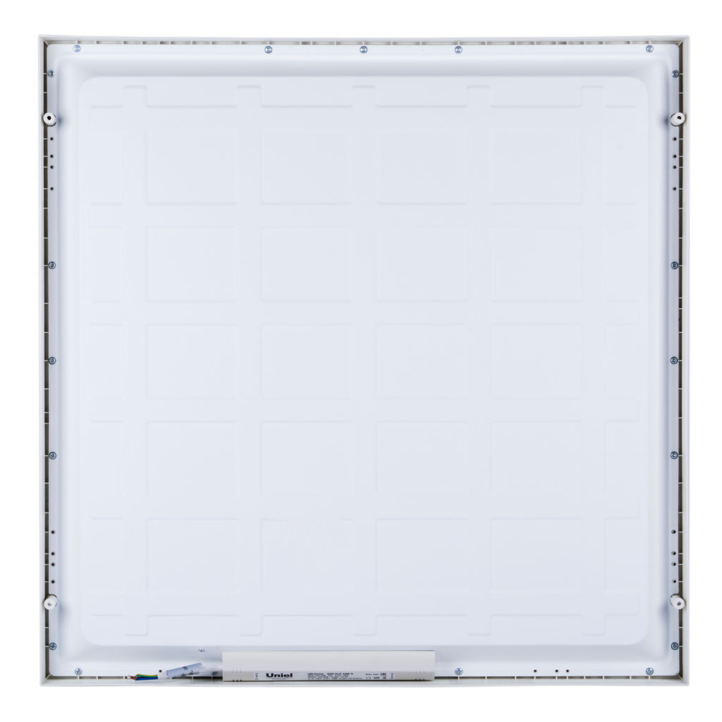 ULP-6060-50W/6500K OFFICE-U WHITE Светильник светодиодный потолочный универсальный. Дневной свет (6500K). Рассеиватель матовый. В комплекте с и/п. Корпус белый. ТМ Uniel