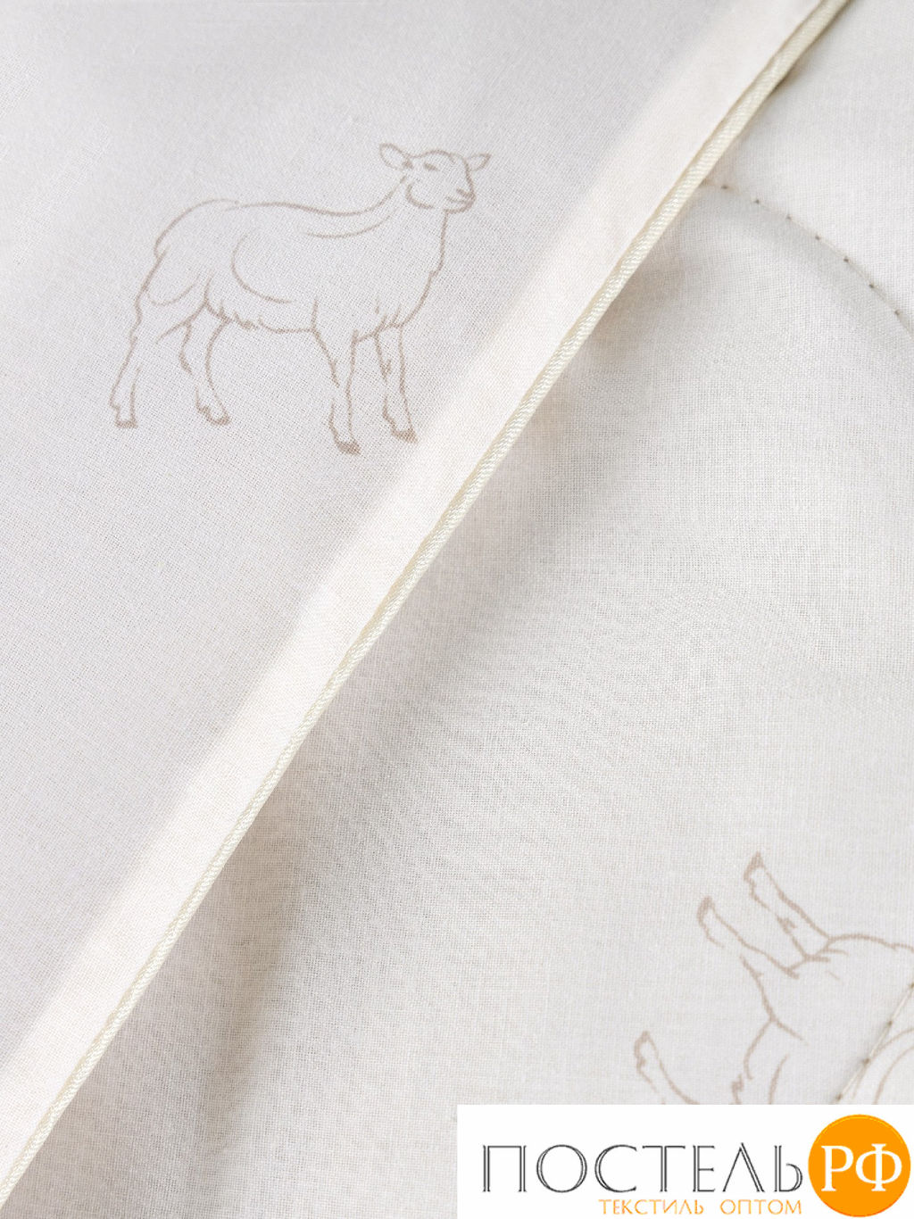 CASSIA Одеяло ЖЕМЧУЖИНА ТИБЕТА лайт 200х220,1пр.,хл./шерсть/микровол., 200г/м2  фото 5