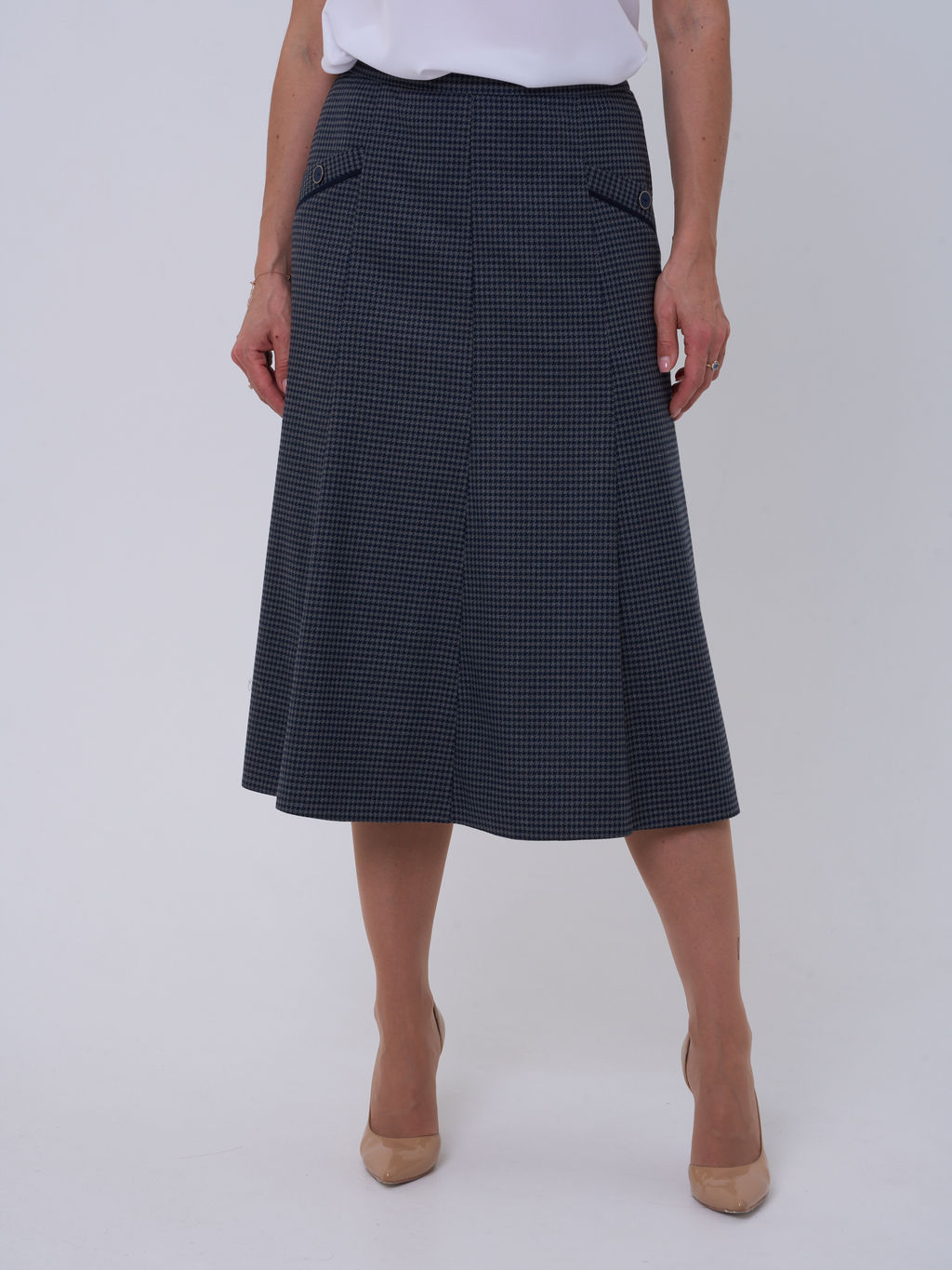 юбка ,расклешенная от колена к низу, на подкладке - Трика фото 4