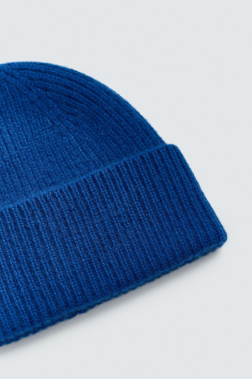 GORRO BEANIE 100% CASHMERE AARON LEVINE X ZARA / Azul?n  фото 4
