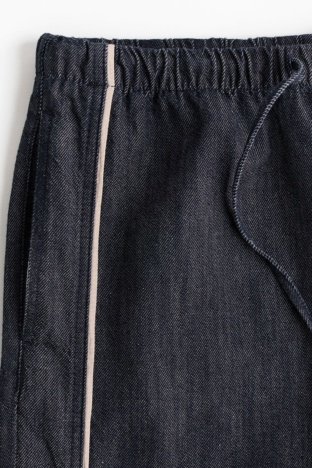 Pantal?n denim con cord?n de ajuste - H&m фото 5